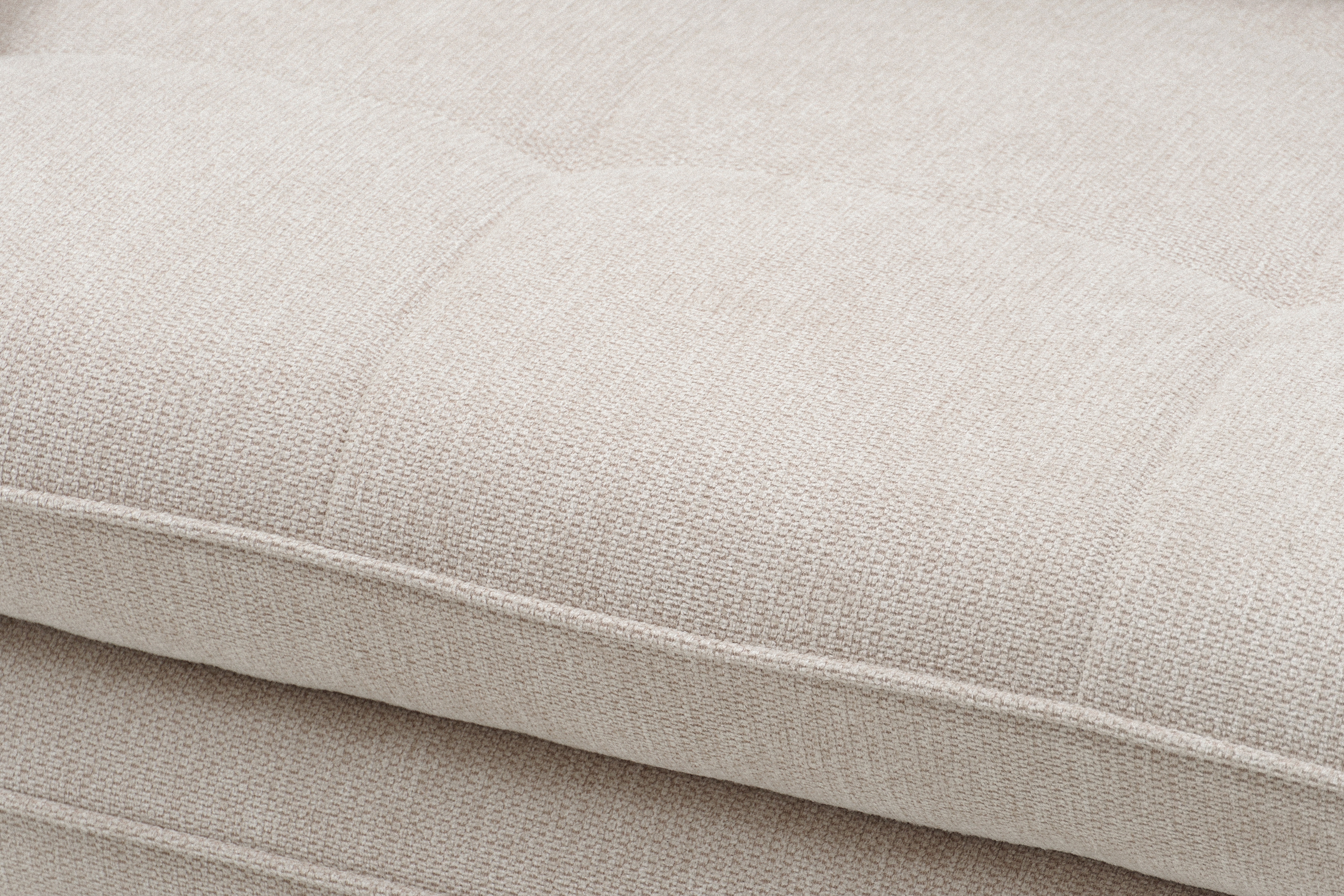 Rozkládací pohovka s úložným prostorem Dori s funkcí spaní - béžová tkanina Aragon 03 Pohovka rozkládací Dori rozkladana s úložným prostorem- béžová plecionka Aragon 03