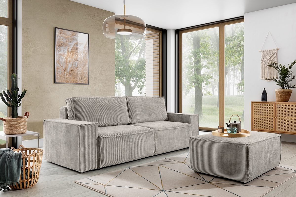 Pohovka s funkciou spania Flabio - béžový menčester Lincoln 83 Pohovka s funkciou spania Flabio - béžový MENČESTER Lincoln 83