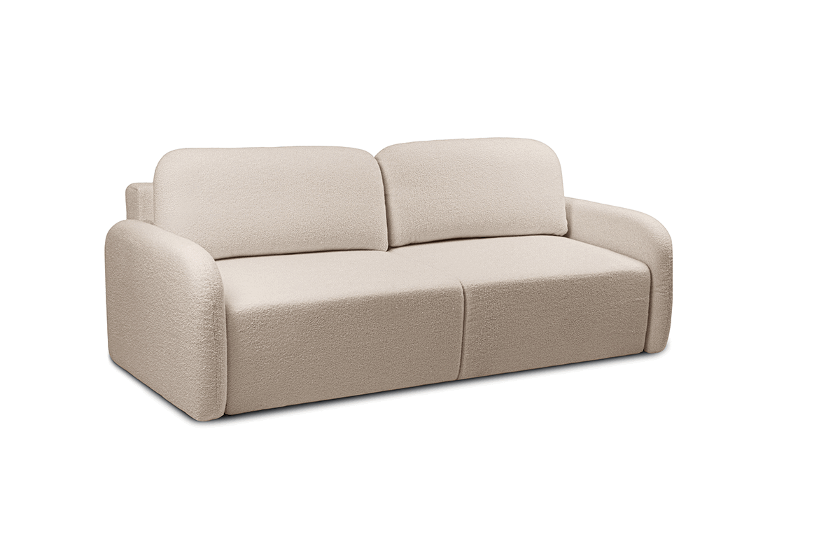 Rozkladacia pohovka Limpik - béžová bouclé Lambi 5 Pohovka s funkciou spania Limpik - Béžová boucle Lambi 5