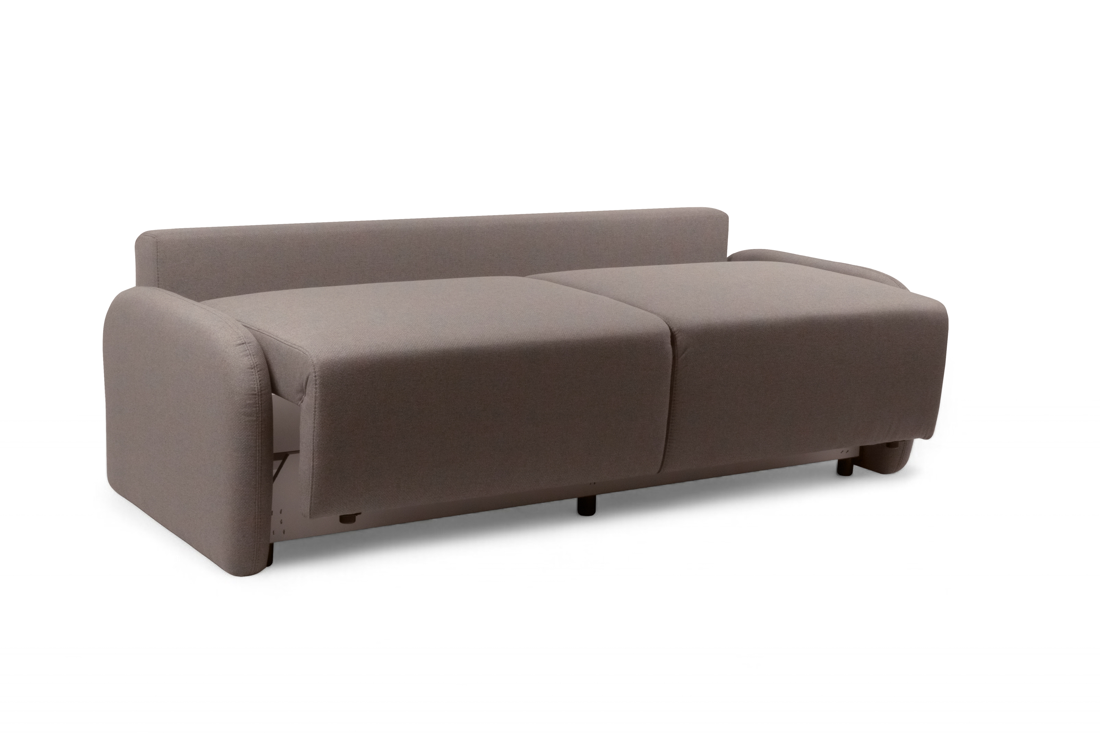 Rozkladacia pohovka Limpik - hnedá pletenina Barrel 21 Pohovka s funkciou spania Limpik - Hnedá plecionka Barrel 21