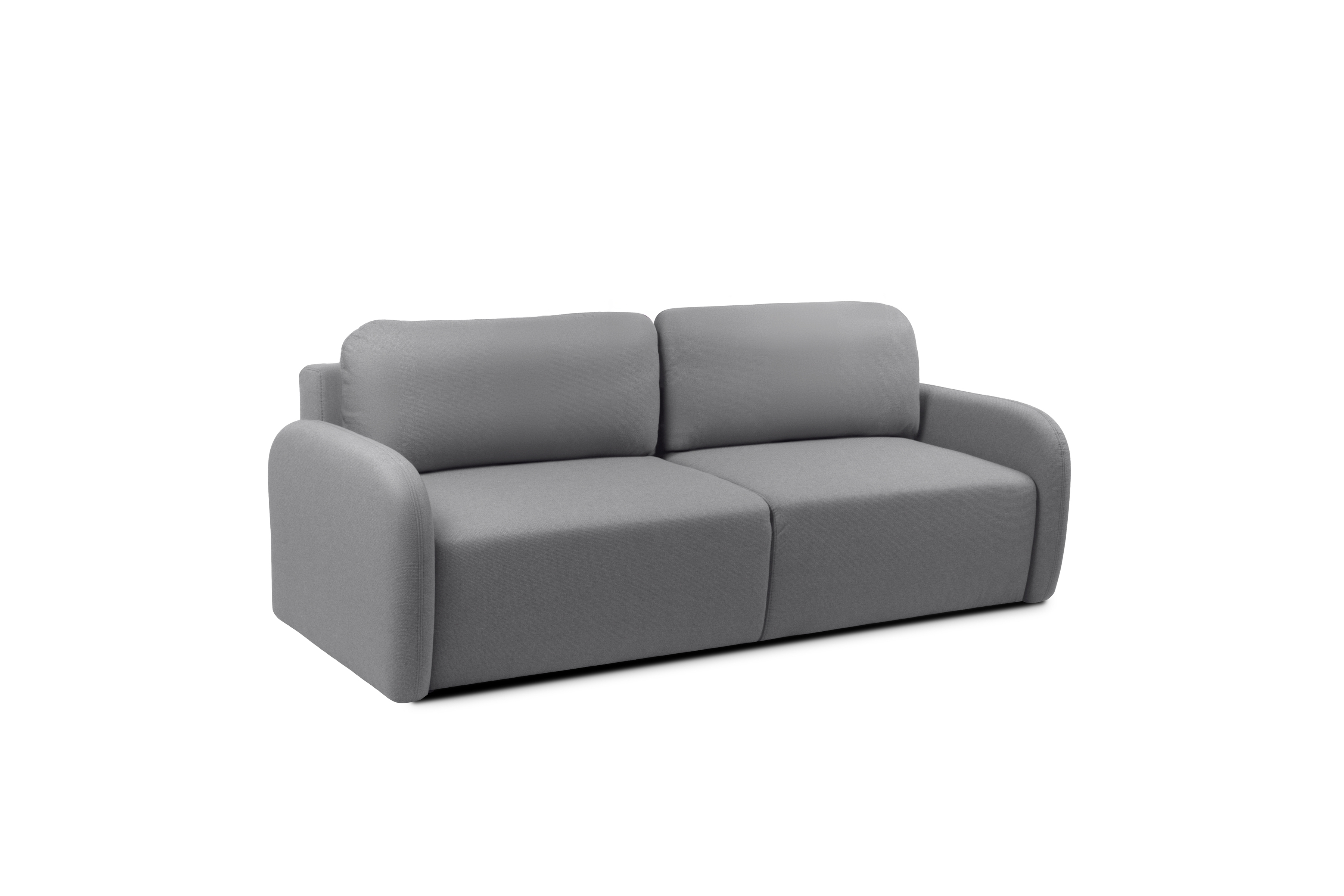 Rozkládací pohovka Limpik - šedá pletená látka Barrel 90 Pohovka rozkládací Limpik - šedá plecionka Barrel 90