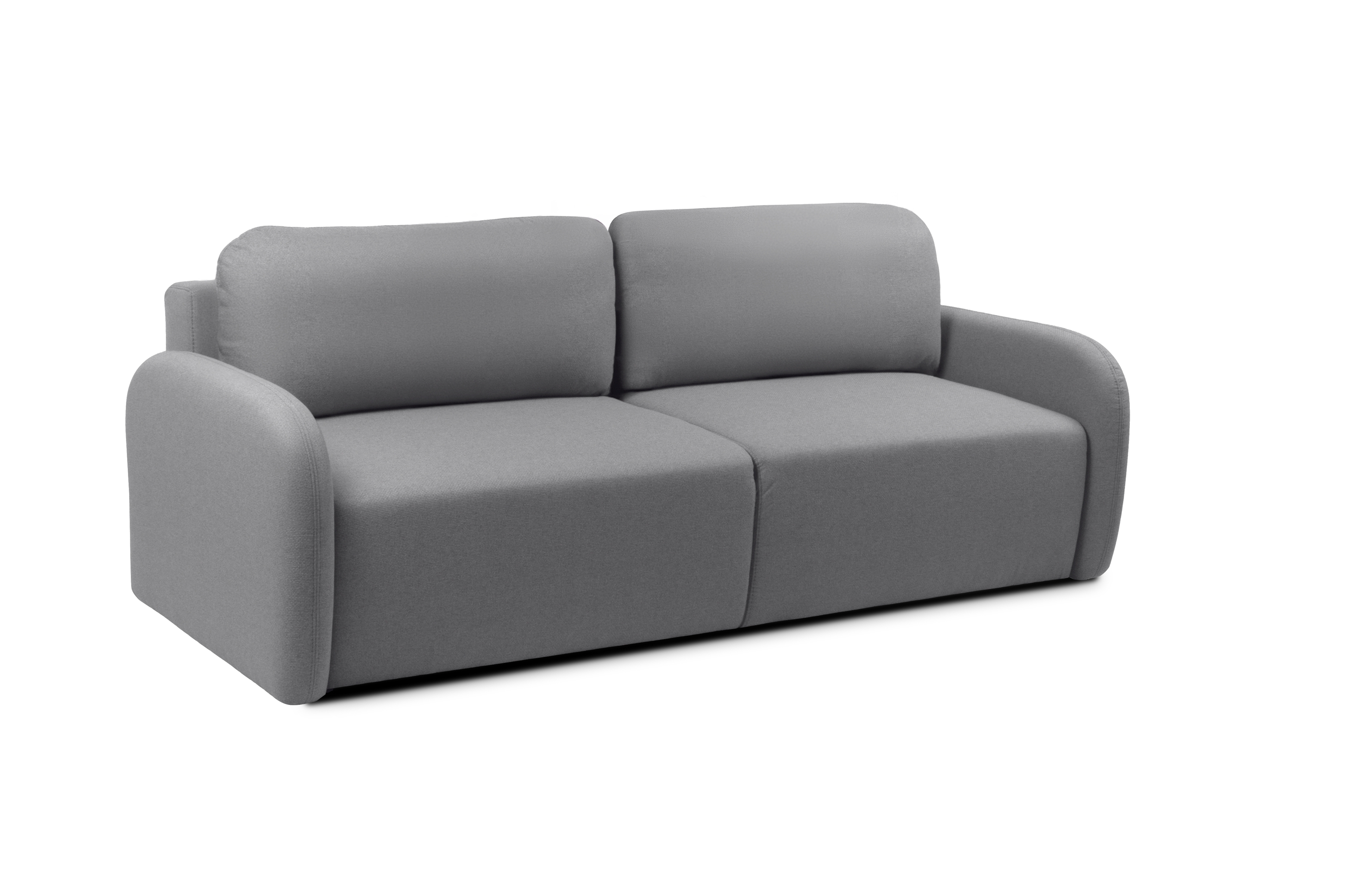 Rozkládací pohovka Limpik - šedá pletená látka Barrel 90 Pohovka rozkládací Limpik - šedá plecionka Barrel 90