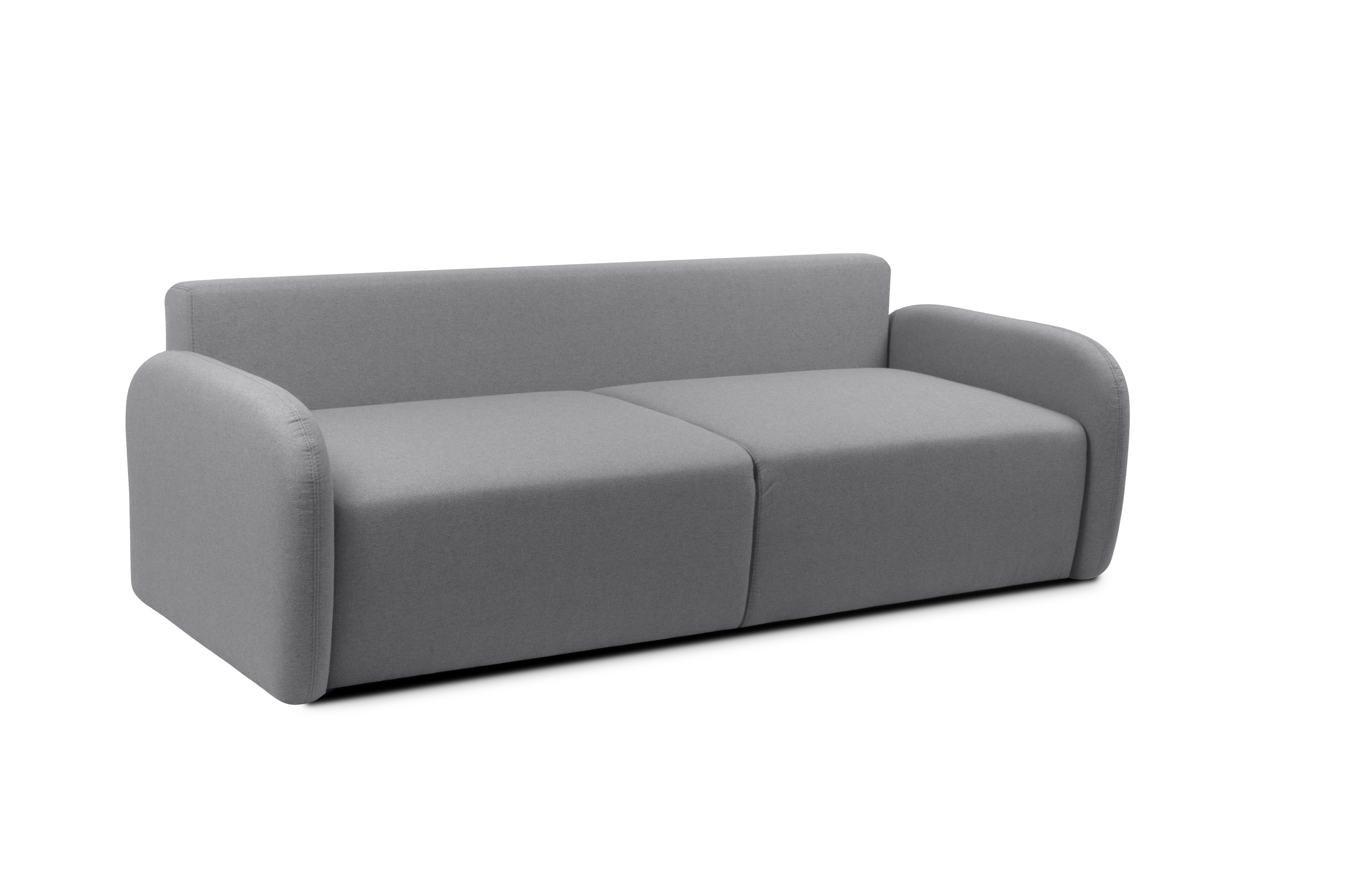 Rozkládací pohovka Limpik - šedá pletená látka Barrel 90 Pohovka rozkládací Limpik - šedá plecionka Barrel 90