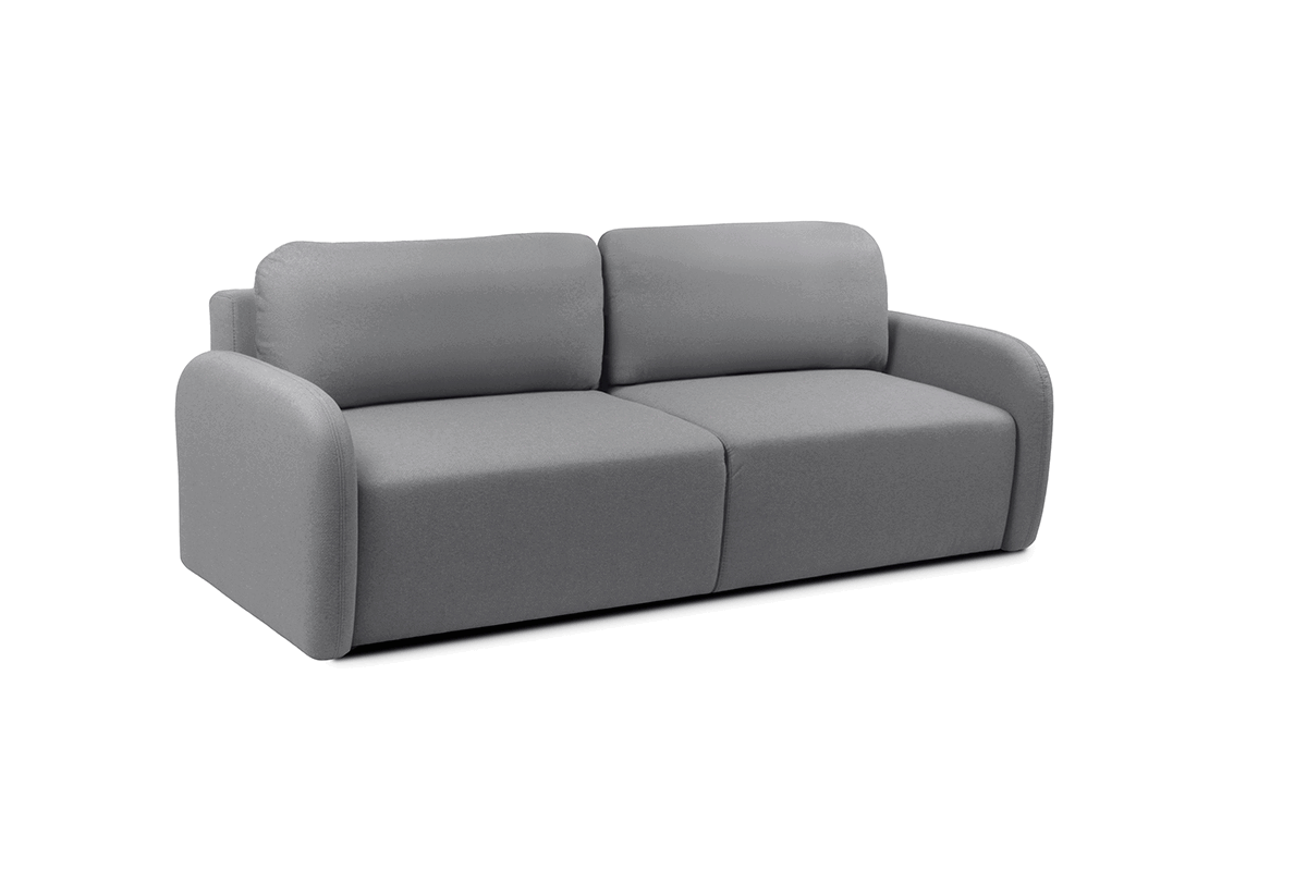 Rozkládací pohovka Limpik - šedá pletená látka Barrel 90 Pohovka rozkládací Limpik - šedá plecionka Barrel 90