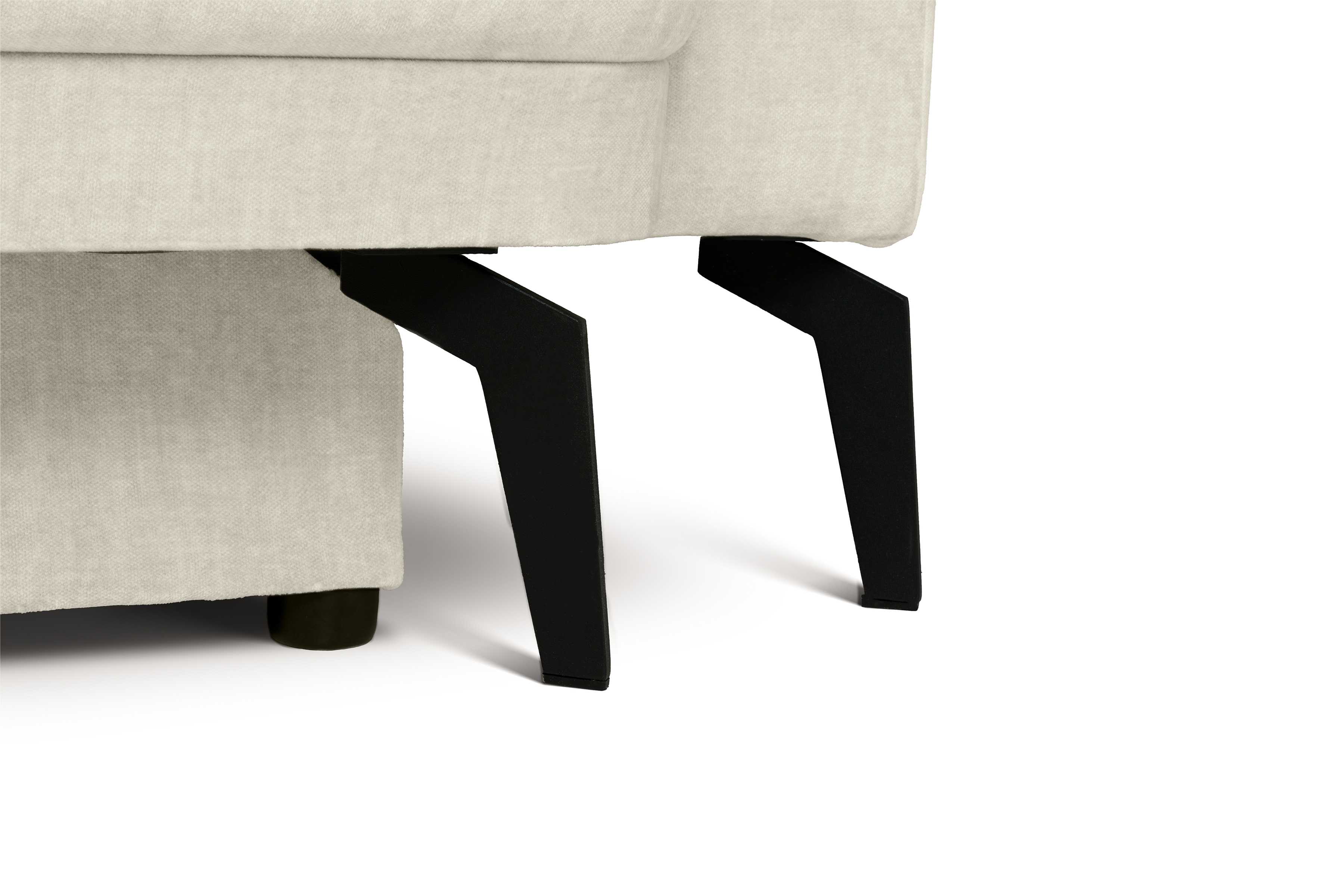 Pohovka Luzano s funkcí spaní - krémový samet Vogue 1 Pohovka rozkládací Luzano - Krémový samet Vogue 1