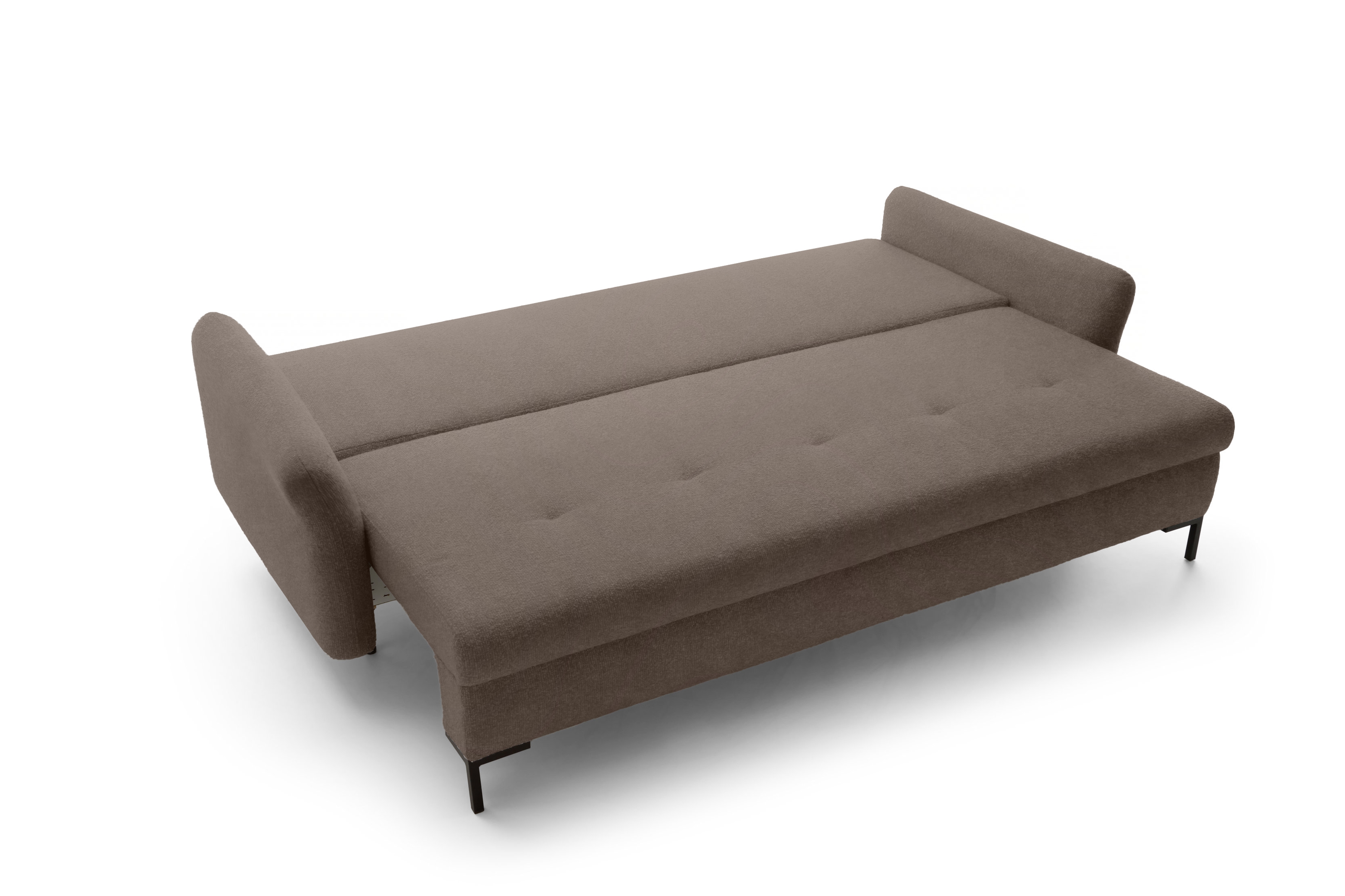 Pohovka s funkciou spania Marco - hnedý zamat Portland Ebony Pohovka s funkciou spania Marco - Hnedý / zamat / Portland Ebony