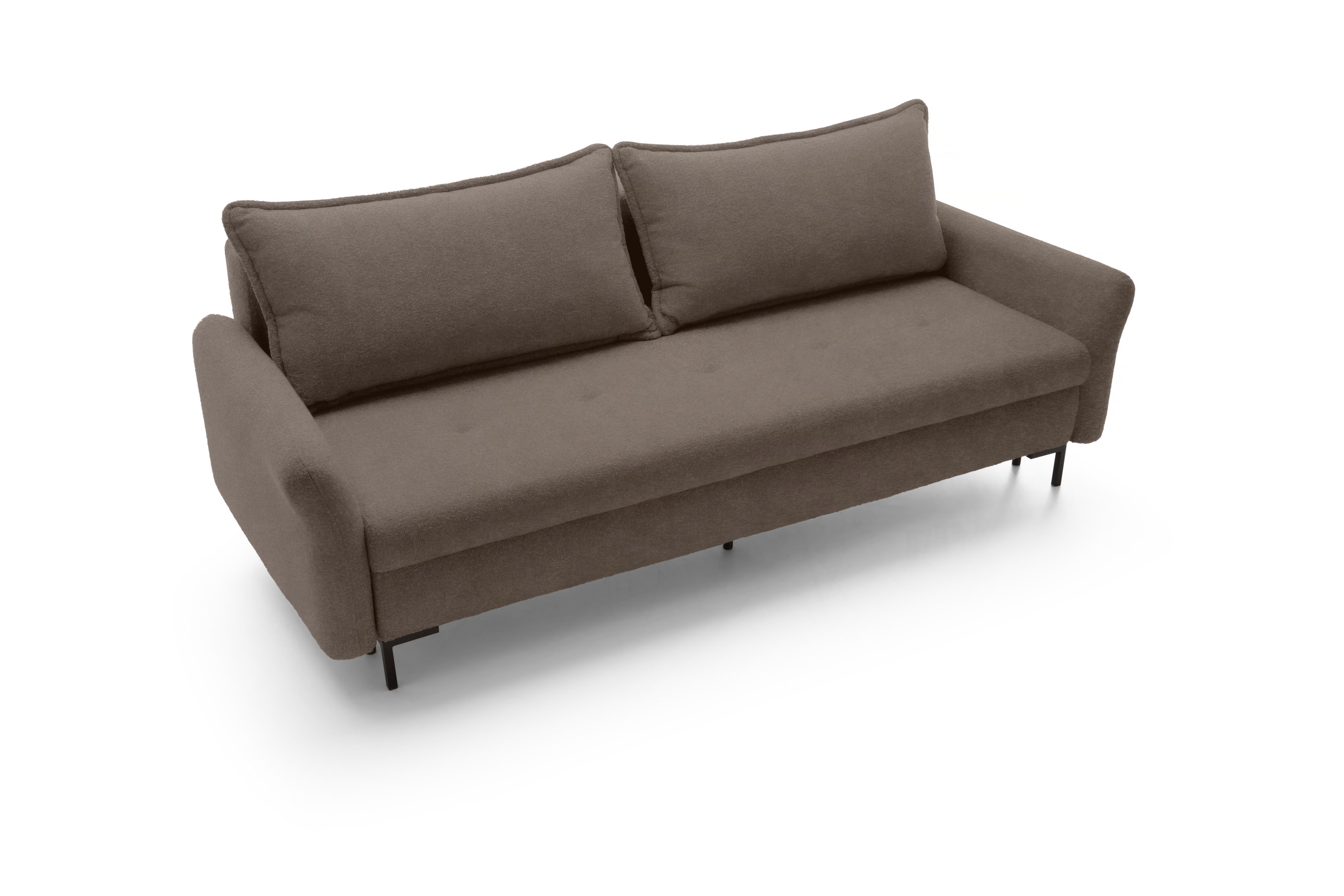 Pohovka s funkciou spania Marco - hnedý zamat Portland Ebony Pohovka s funkciou spania Marco - Hnedý / zamat / Portland Ebony