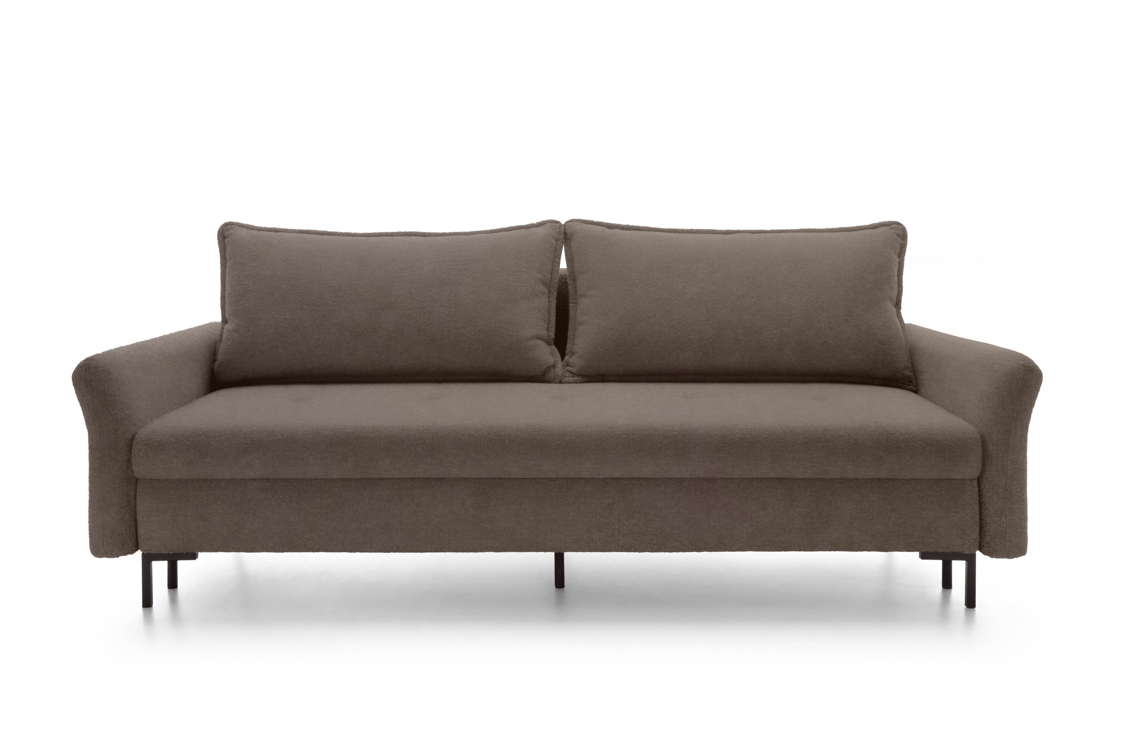 Pohovka s funkciou spania Marco - hnedý zamat Portland Ebony Pohovka s funkciou spania Marco - Hnedý / zamat / Portland Ebony