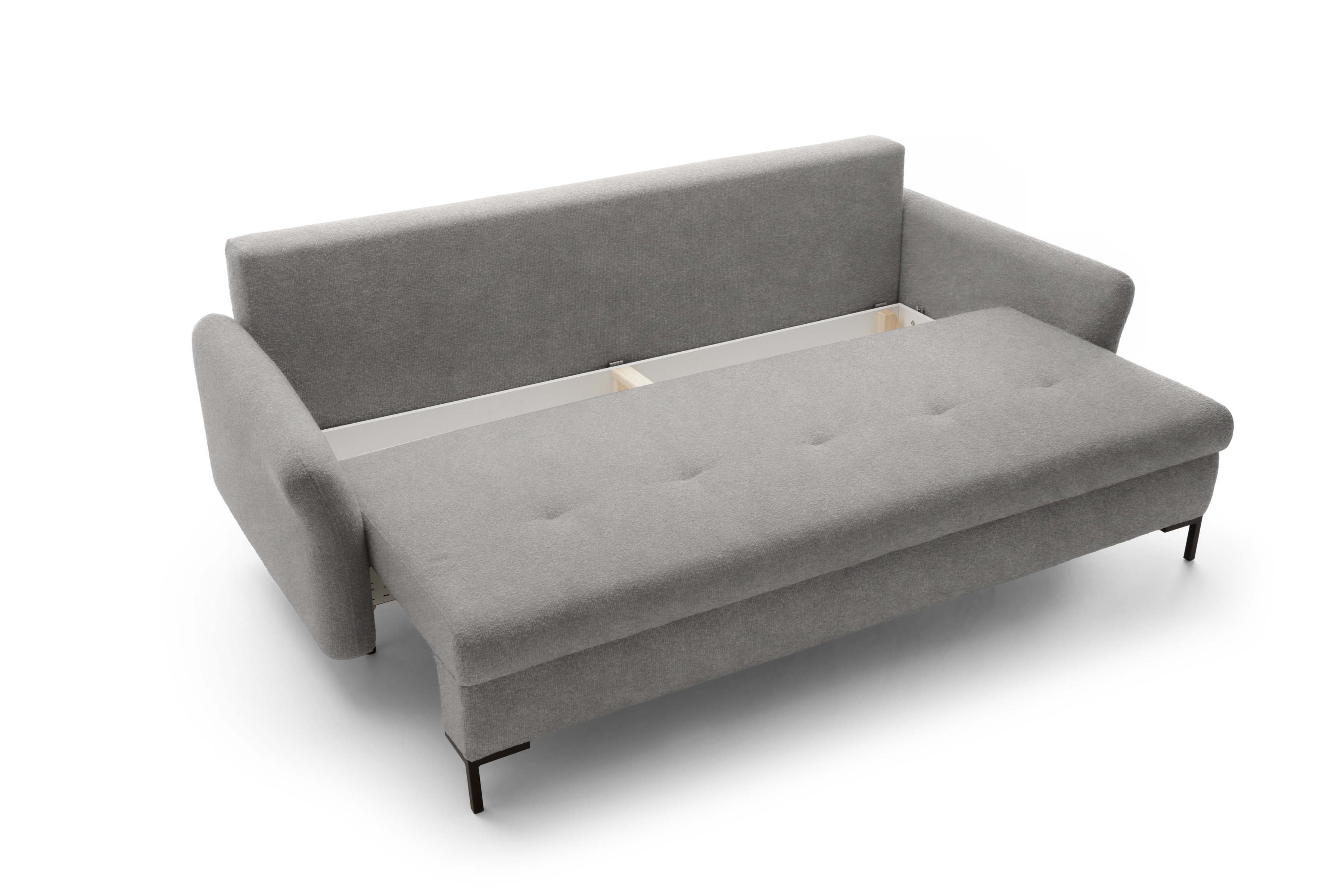 Pohovka s funkciou spania Marco - sivý zamat Portland Ash Pohovka s funkciou spania Marco - šedý / zamat / Portland Ash 