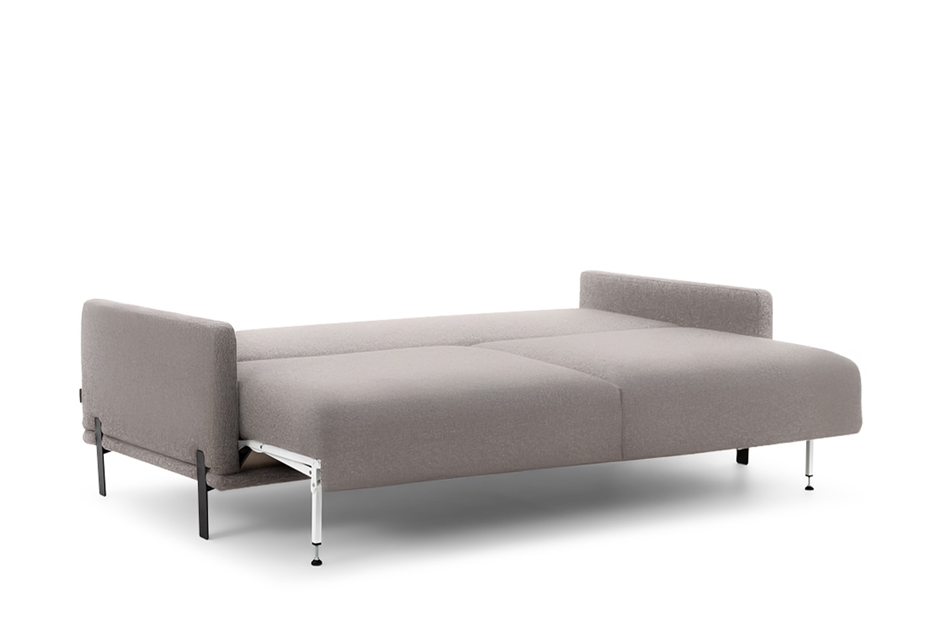 Rozkladacia pohovka Meloria - béžová ľahkočistiaca pletenina Maya 01 Pohovka s funkciou spánku Meloria - Béžová látka ľahkočistiaca Maya 01