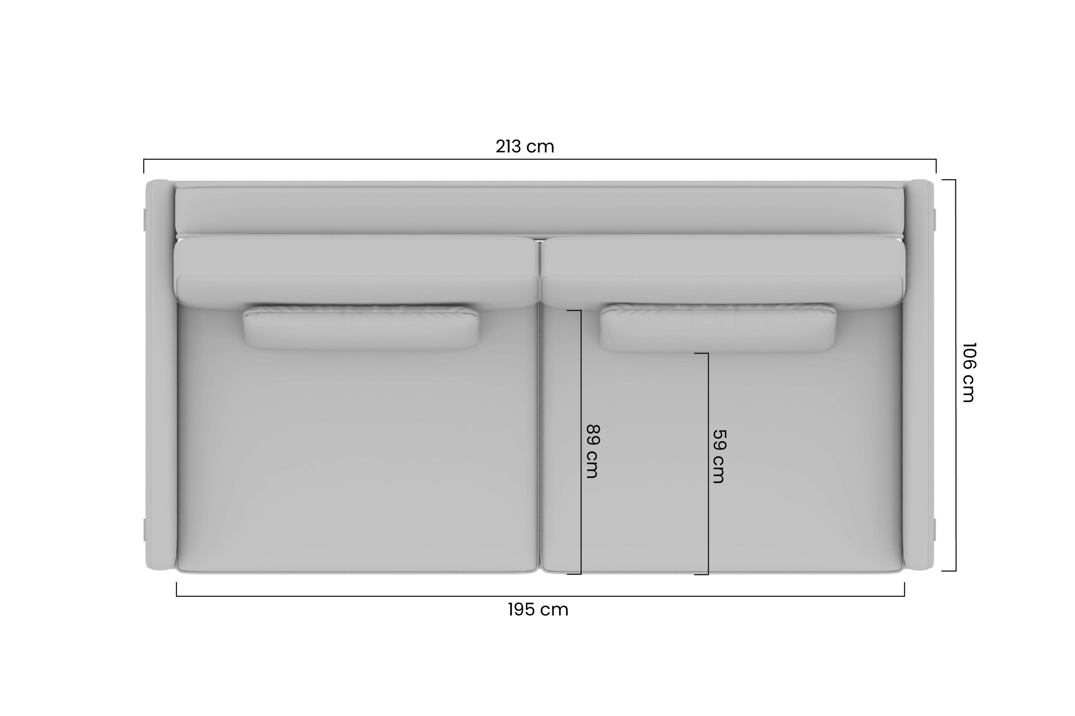 Rozkladacia pohovka Meloria - béžová ľahkočistiaca pletenina Maya 01 Pohovka s funkciou spánku Meloria - Béžová látka ľahkočistiaca Maya 01