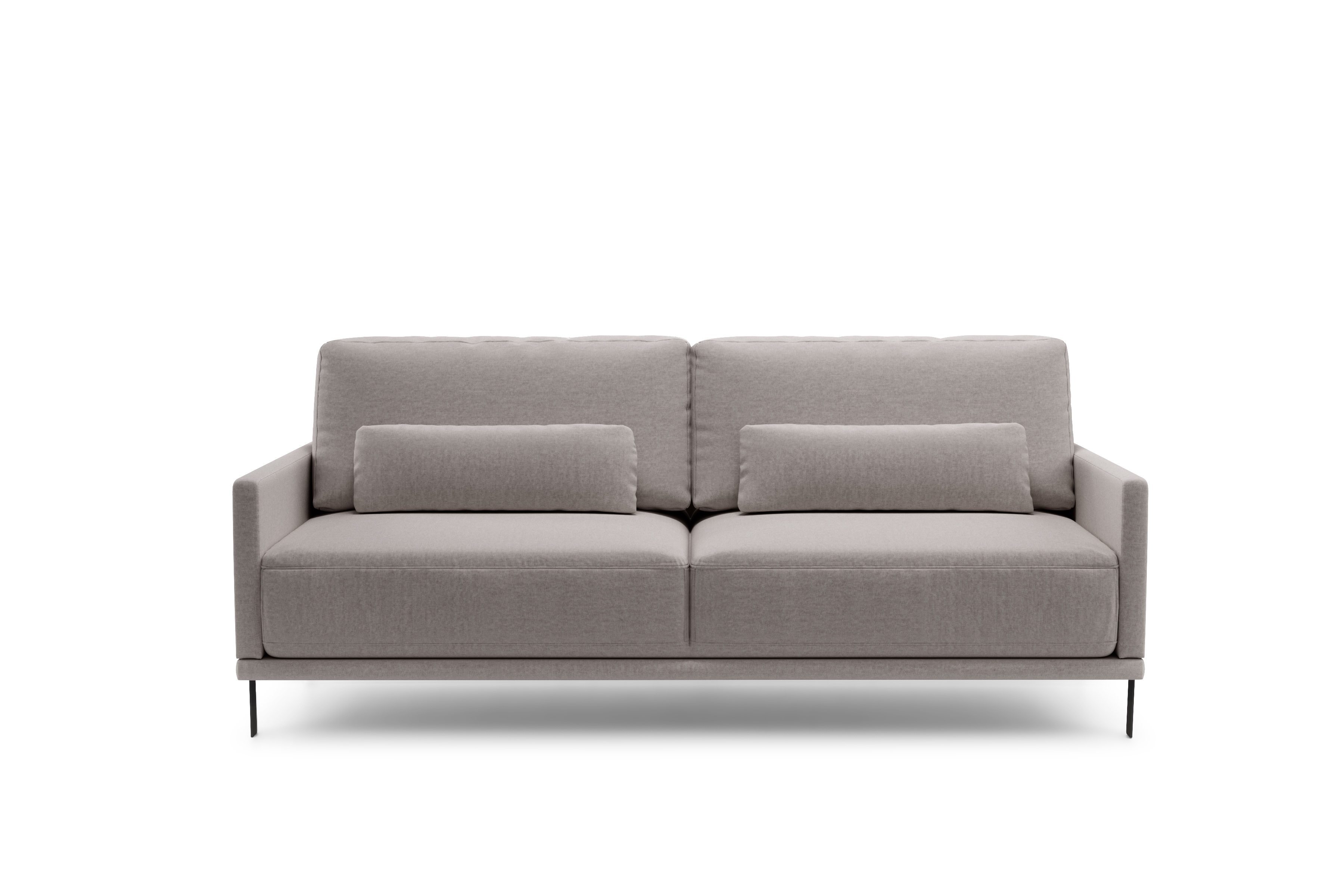 Rozkladacia pohovka Meloria - béžová ľahkočistiaca pletenina Maya 01 wygodna Pohovka meloria