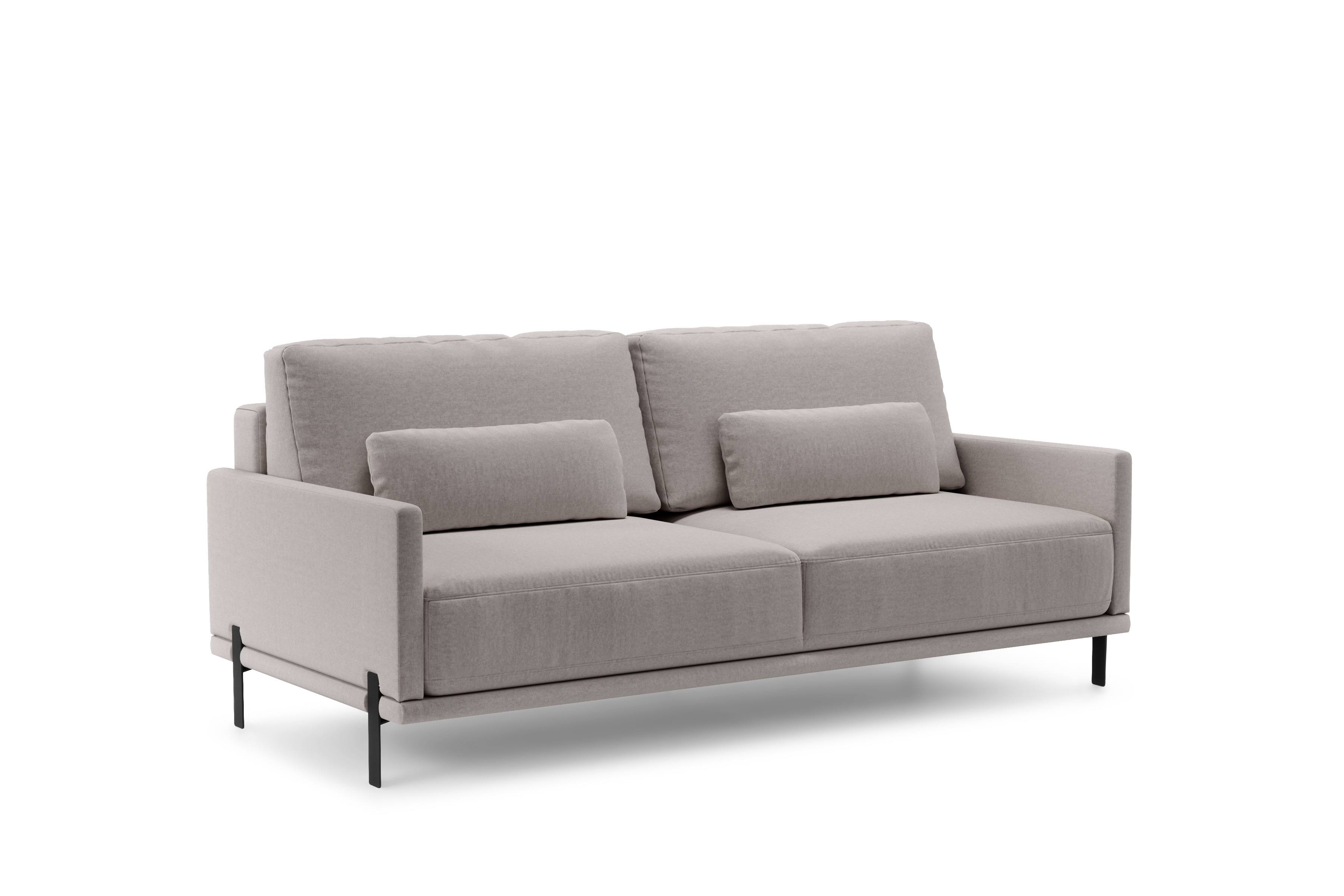 Rozkladacia pohovka Meloria - béžová ľahkočistiaca pletenina Maya 01 Pohovka s funkciou spania