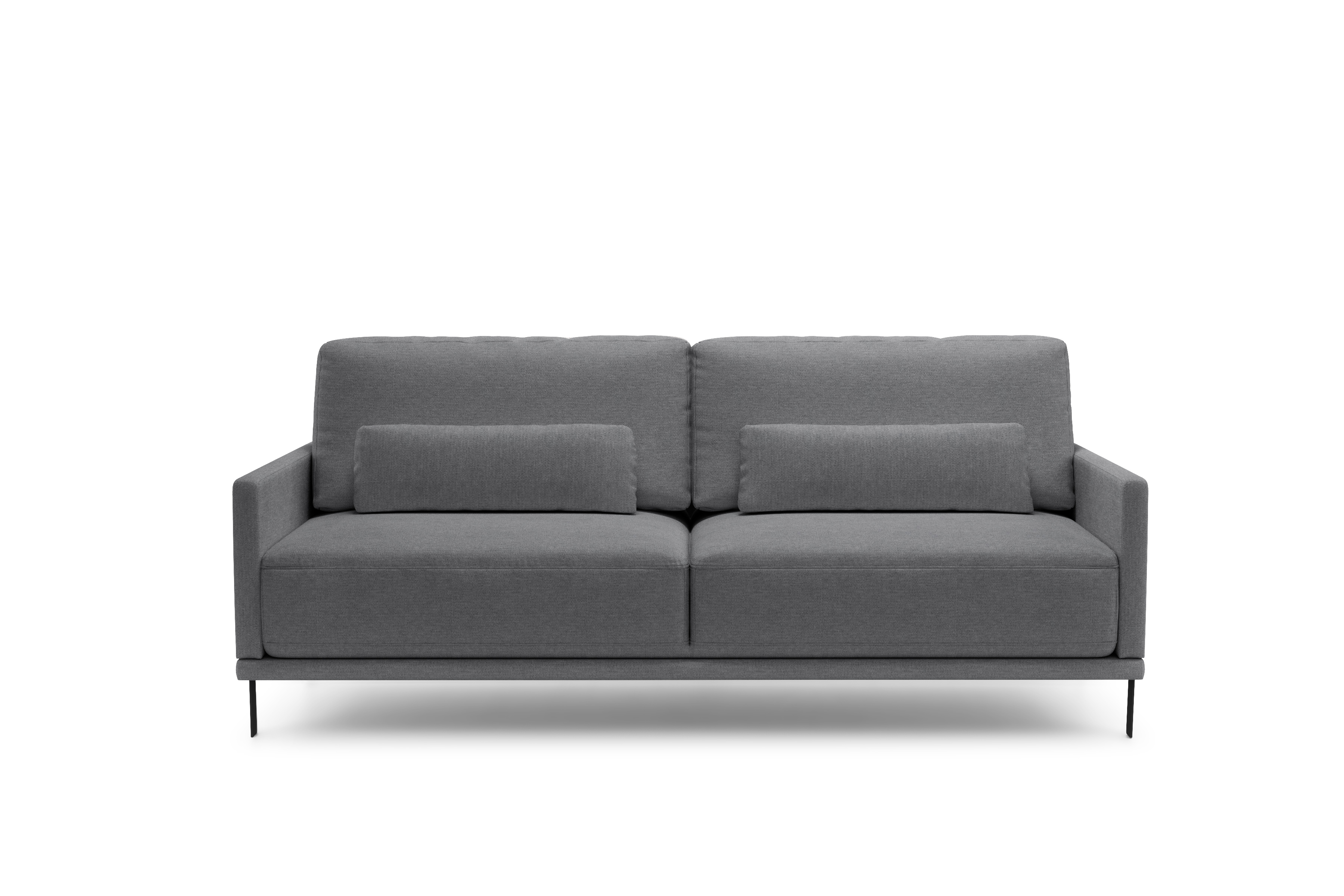 Rozkladacia pohoka Meloria - sivá pletenina Uni 8008 wygodna Pohovka meloria