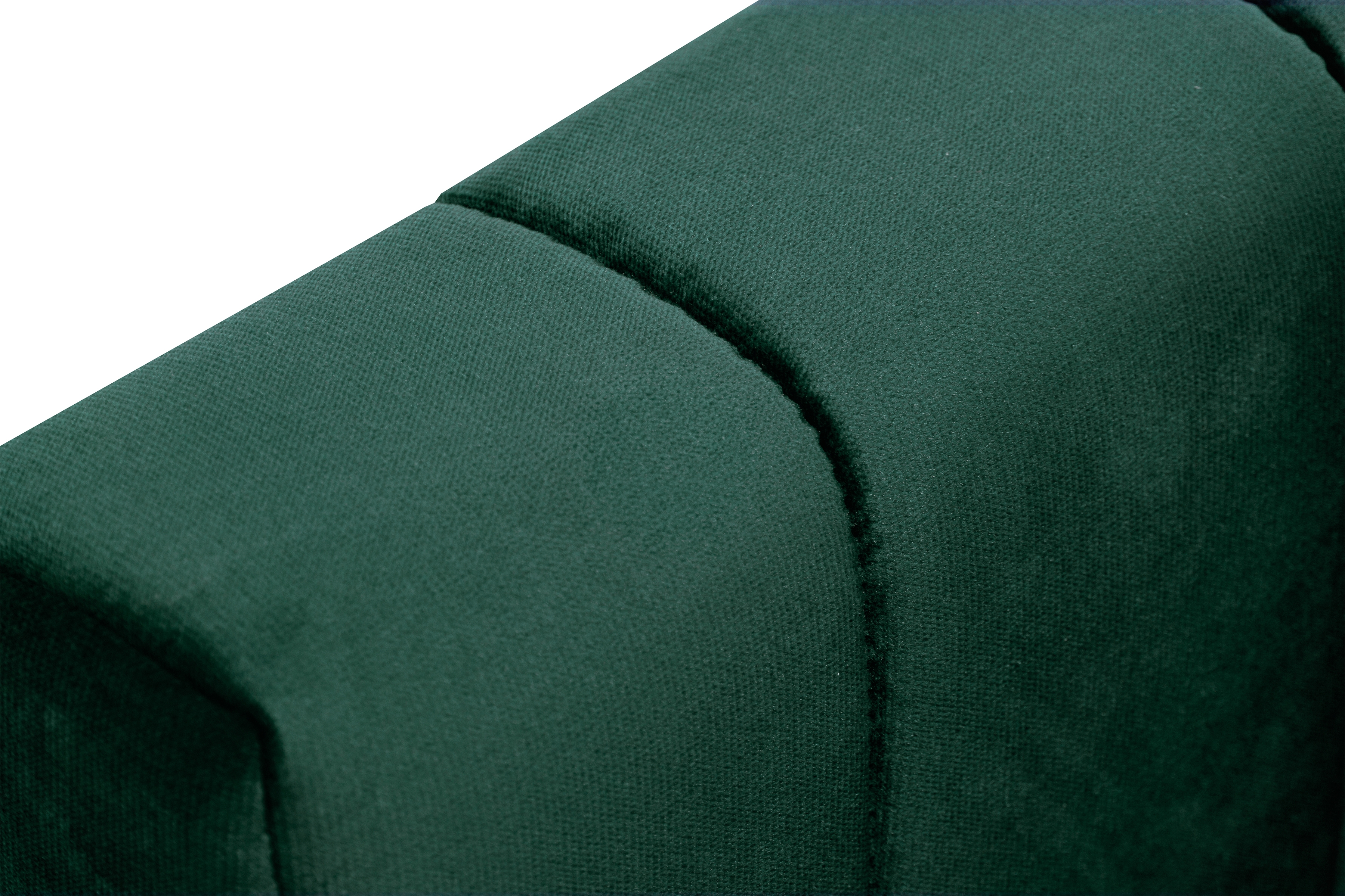 Rozkládací pohovka Neli s úložným prostorem - tmavě zelená Kronos 19 Pohovka rozkládací Neli rozkladana s úložným prostorem- tmavá zelená samet Kronos 19