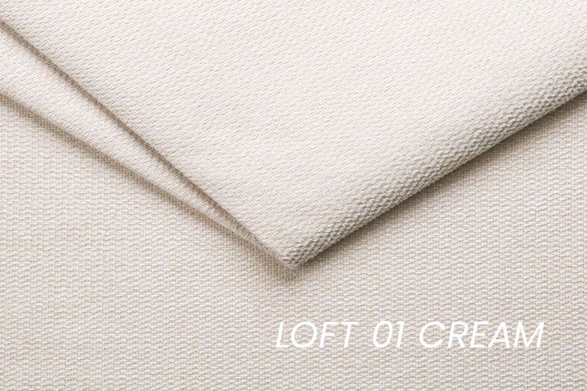 Rozkladacia pohovka Taila - Loft 01 / zlaté nožičky Pohovka s funkciou spánku Taila - Béžová plecionka Loft 01 / zlote nožičky