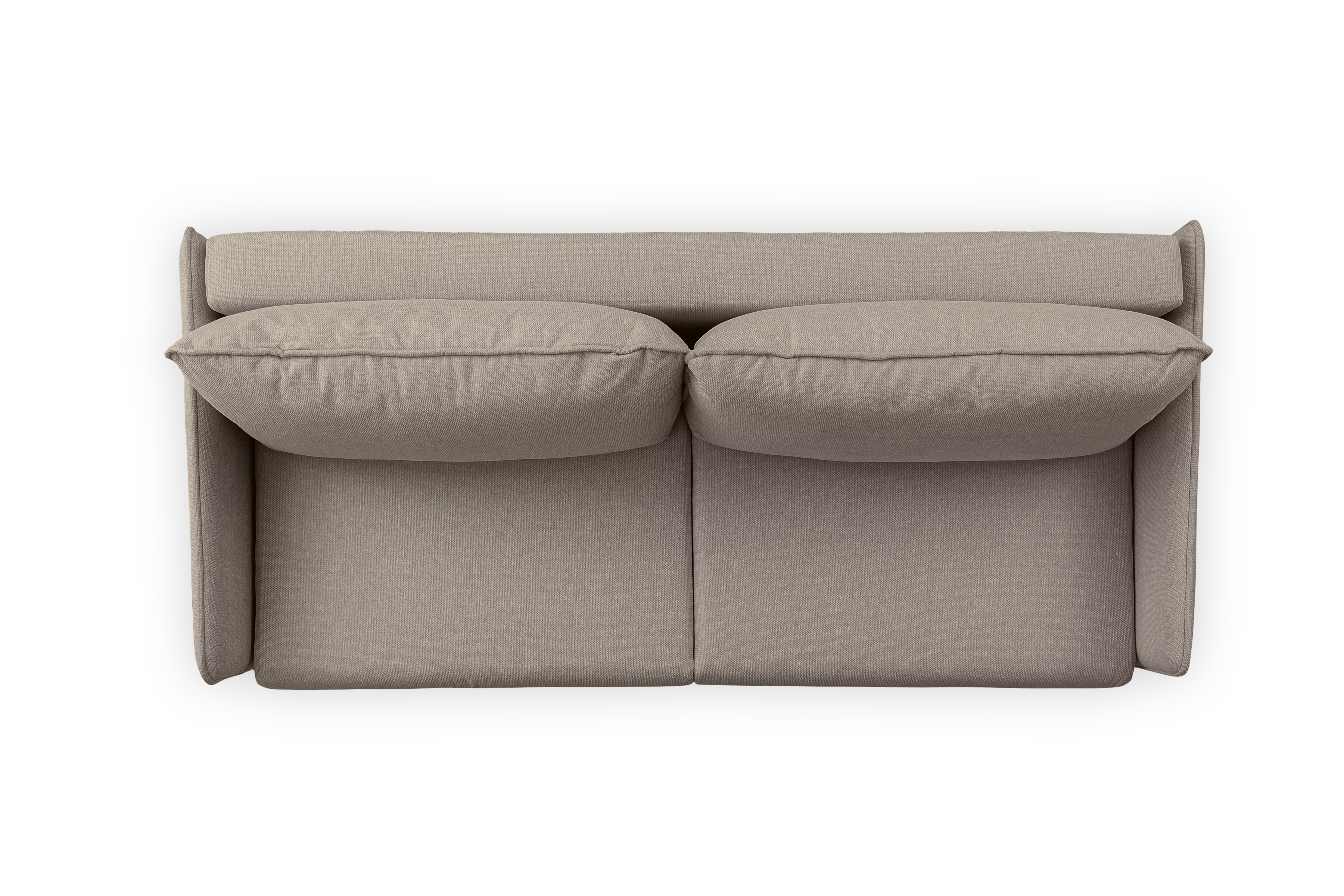 Pohovka s funkciou spánku Taila - Rosario 461 Pohovka s funkciou spánku Taila - ciemnobezowa plecionka Rosario 461 / čierny nožičky