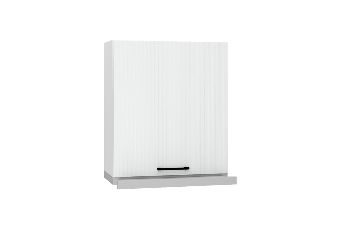 Závěsná skříňka Kate W60/68 SLIM P/L se stříbrnou digestoří Skříňka digestořová Kate 