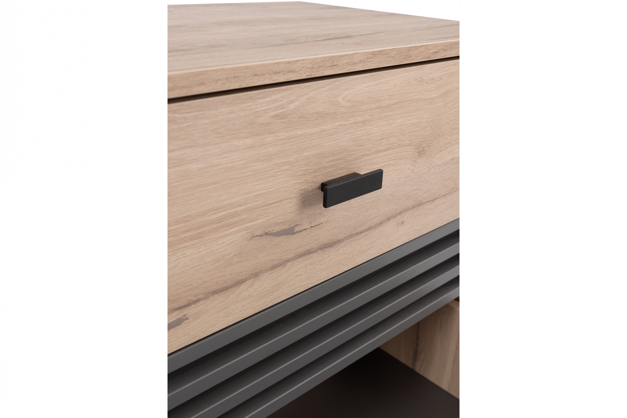 Komoda Allmo AL18 se zásuvkami 60 cm - dub estana / antracit Komoda Allmo AL18 se zásuvkami 60 cm - dub estana / antracitová