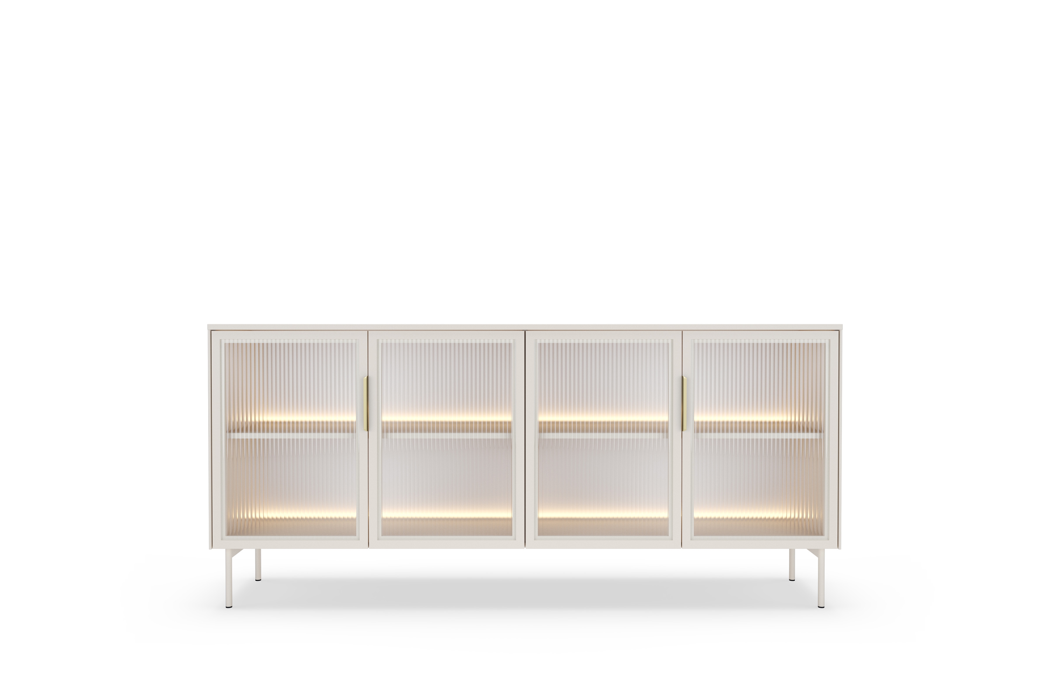 Komoda Auri 181 cm s osvětlením - kašmír Komoda Auri 181 cm s osvětlením - kašmír