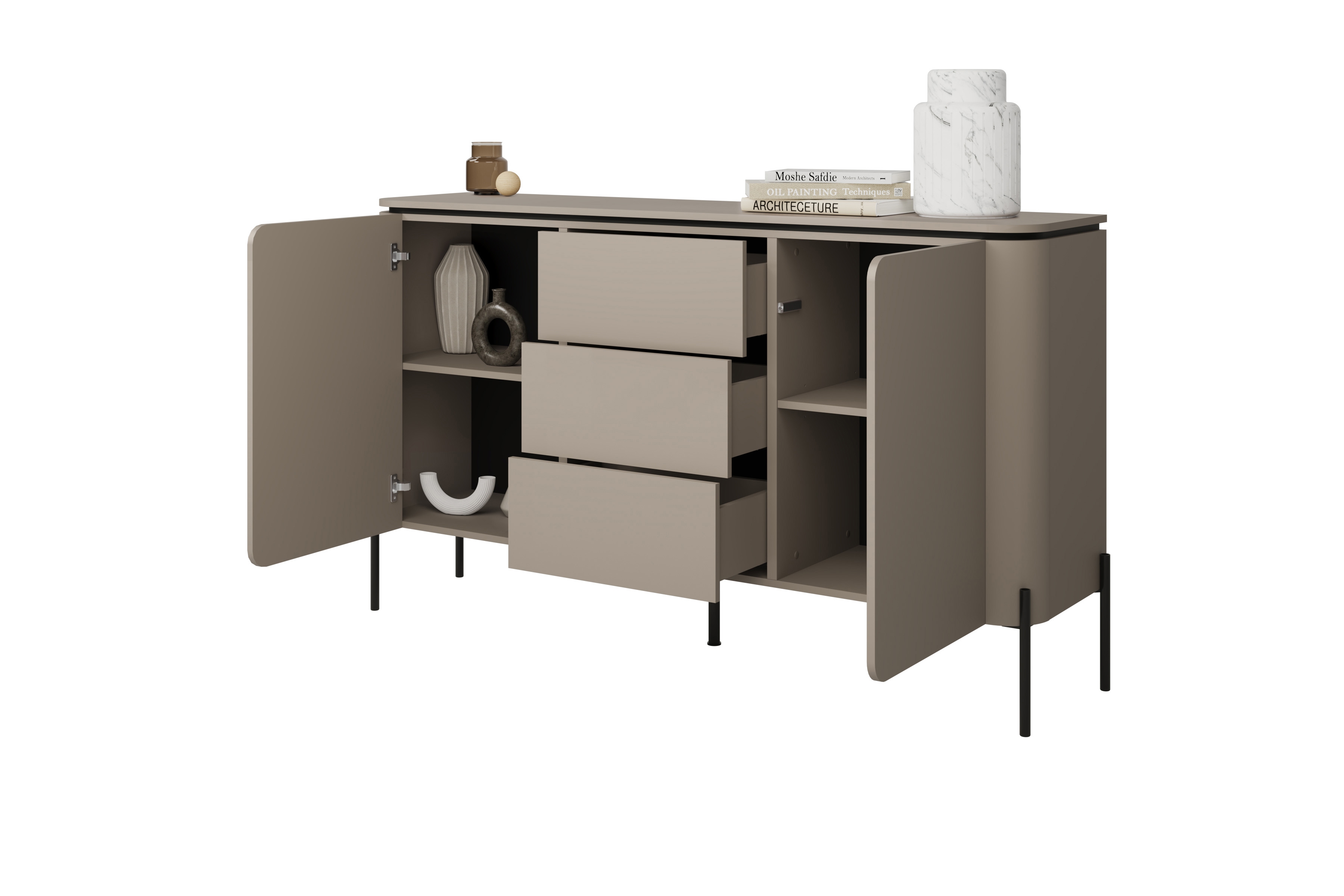 Komoda Bello 163 cm se zásuvkami – congo Komoda Bello 163 cm se zásuvkami - congo 