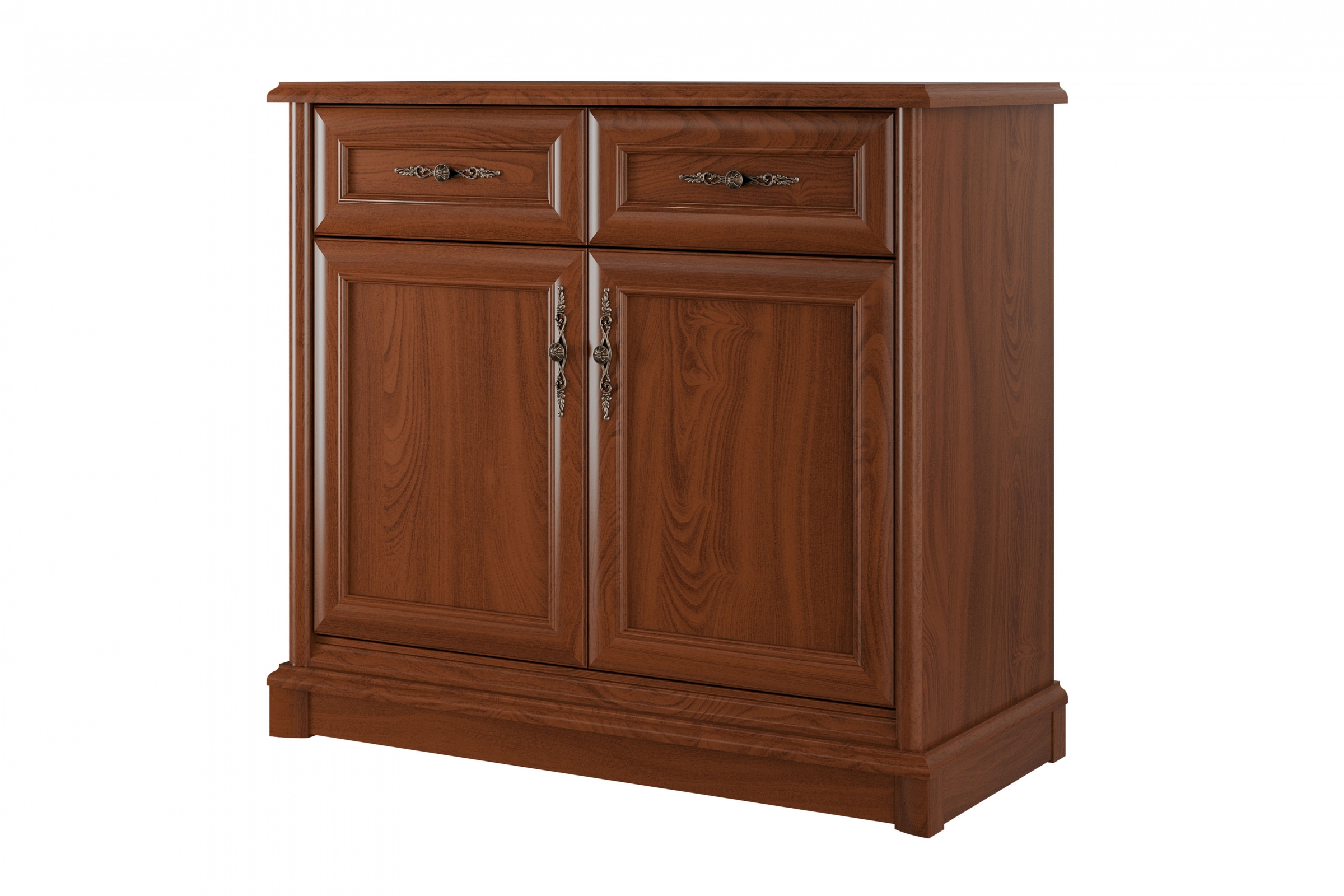 Komoda Sonata 100 cm s 2 zásuvkami - gaštan Komoda kancelárska Sonata so zásuvkami i 100 cm - gaštan szlachetny