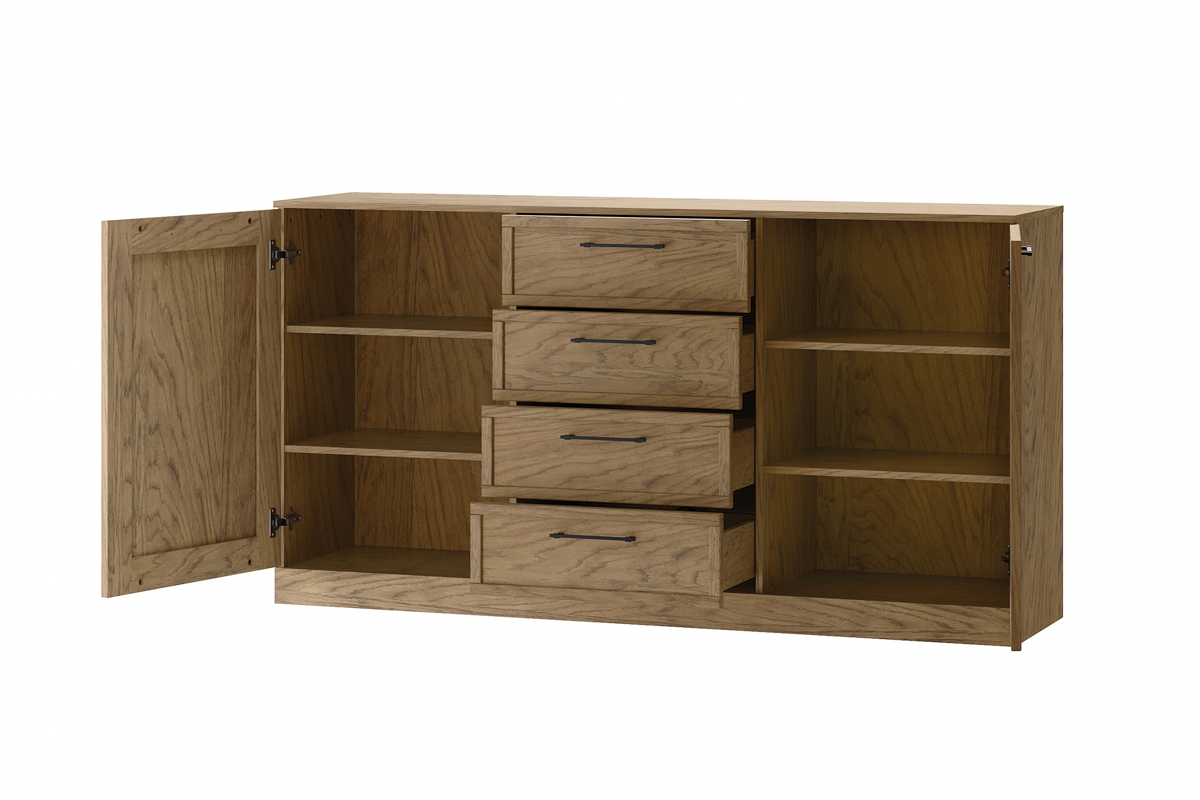 Komoda Cozy 47 se zásuvkami 170 cm - dub rustikal Komoda Cozy 47 s zásuvkami 170 cm - Dub rustical 