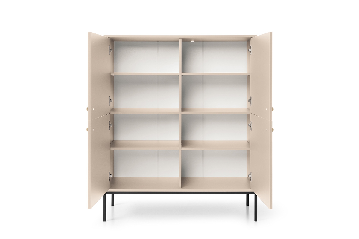 Komoda Eladia 104 - béžová Béžová Komoda z priestraným vnútrom