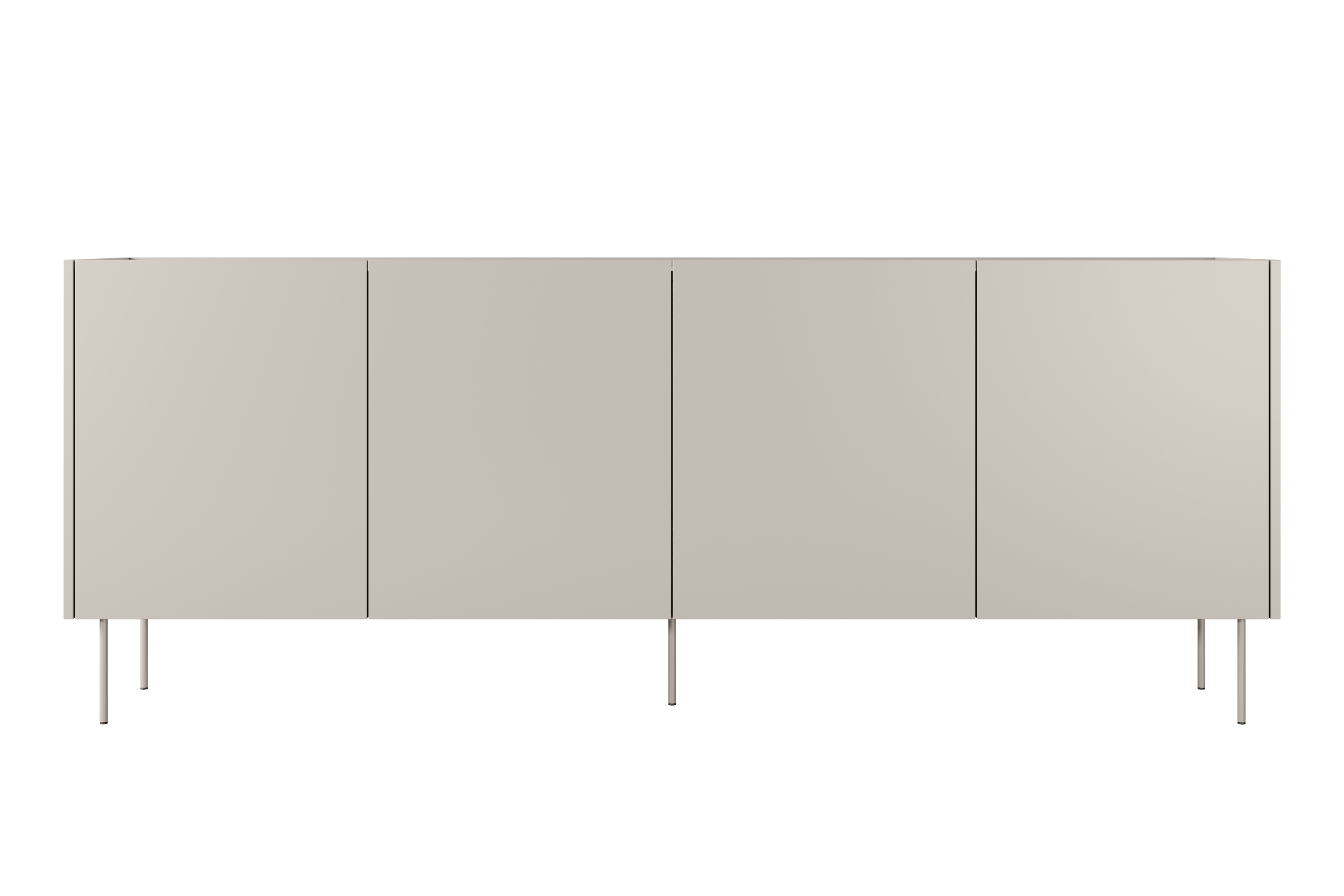 Komoda Desin 220 cm - kašmír / dub nagano Komoda Desin 220 cm z metalowymi nogami - kašmír / dub nagano