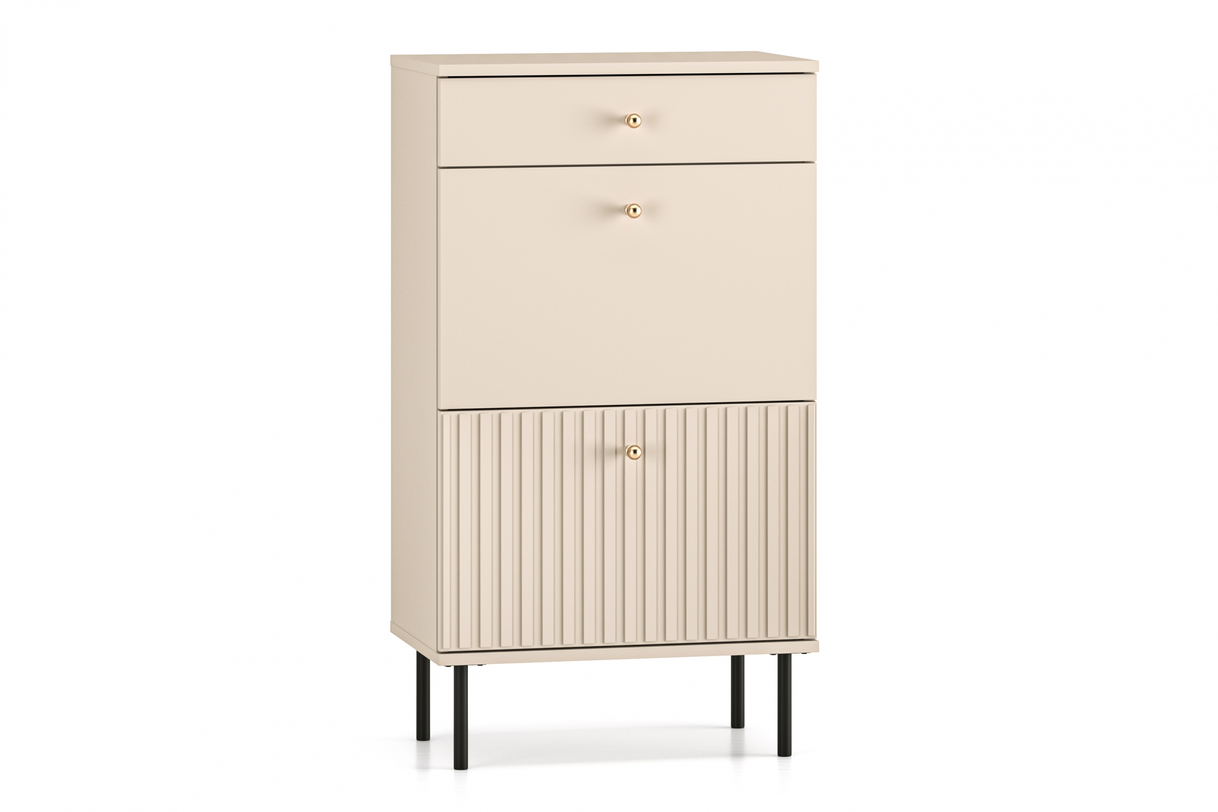 Komoda Jamuzi 55 cm - kašmír Komoda do předsíně z szuflada Jamuzi 13 - 55 cm - kašmír