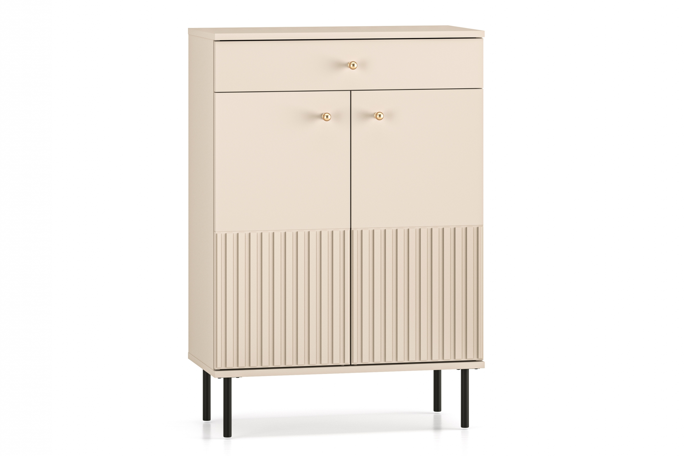 Komoda Jamuzi 68 cm - kašmír Komoda do předsíně z szuflada Jamuzi 14 - 68 cm - kašmír