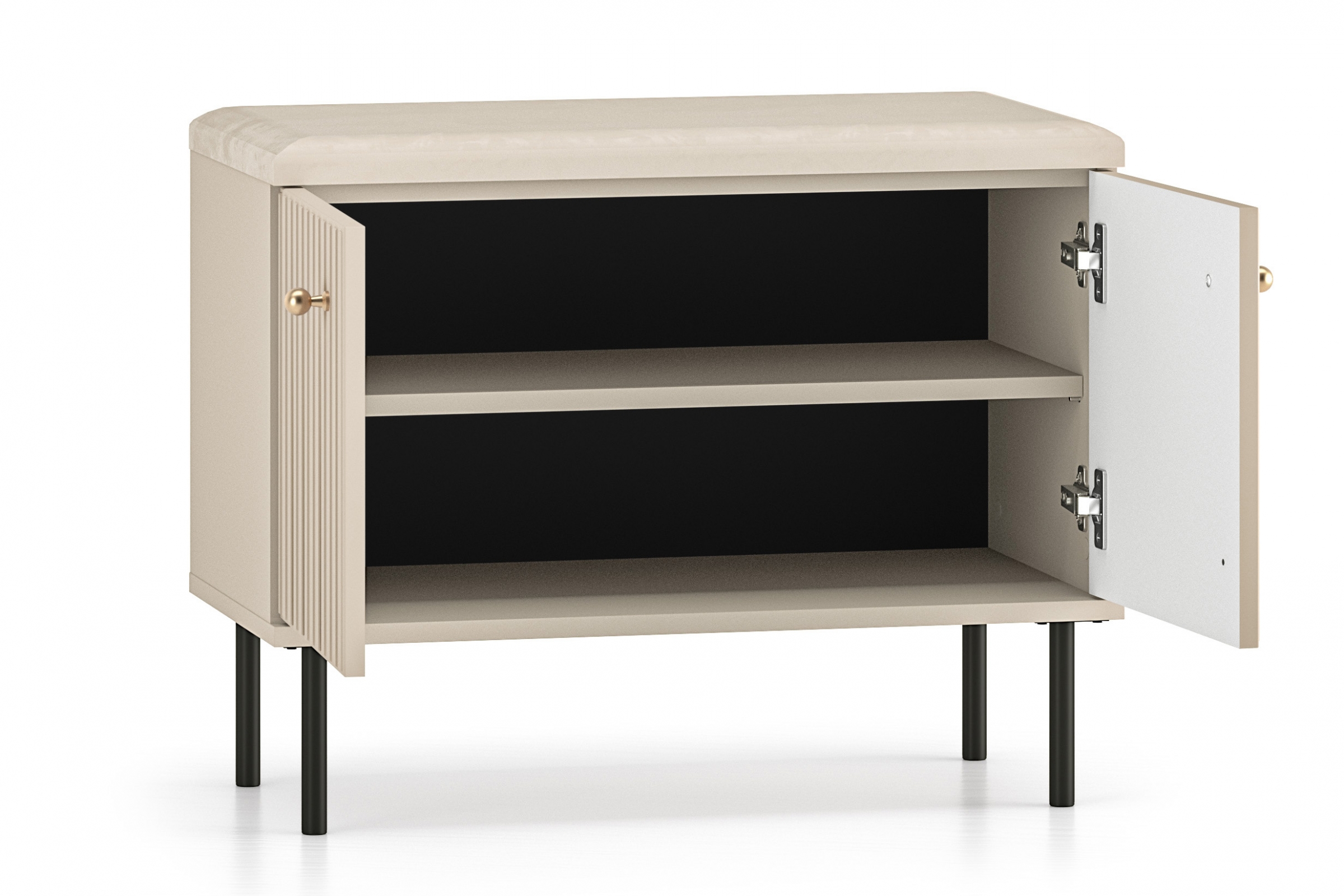 Předsíňová komoda Jamuzi 68 cm - kašmír Komoda do předsíně Jamuzi 16 - 68 cm - kašmír