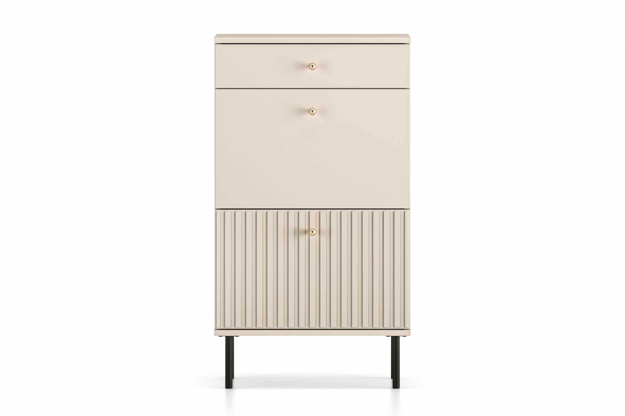 Komoda Jamuzi 55 cm - kašmír Komoda do předsíně z szuflada Jamuzi 13 - 55 cm - kašmír