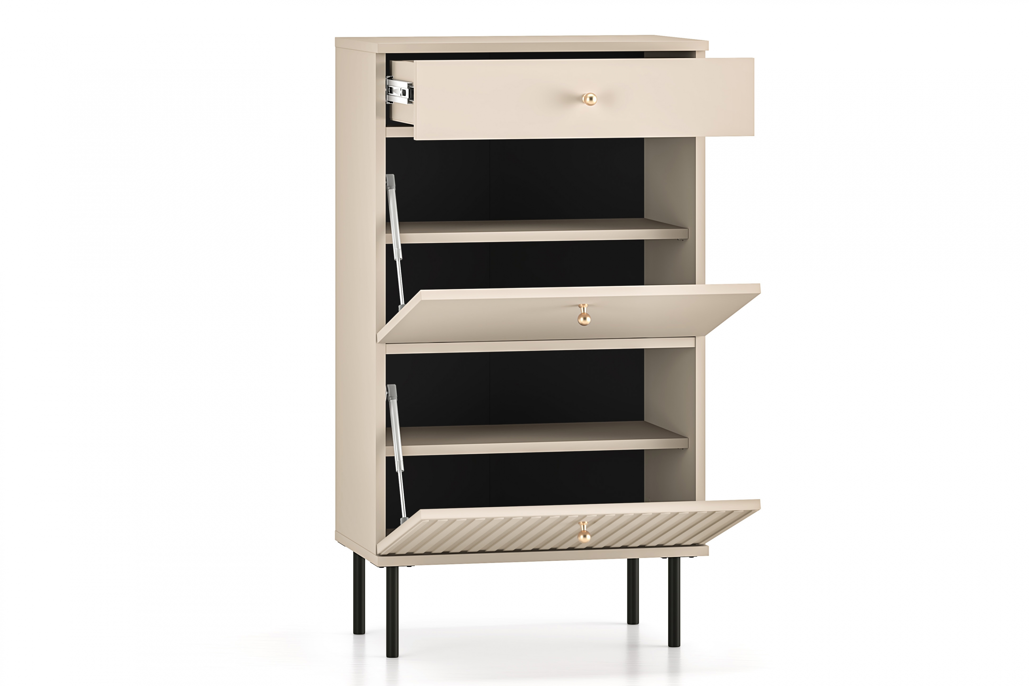 Komoda Jamuzi 55 cm - kašmír Komoda do předsíně z szuflada Jamuzi 13 - 55 cm - kašmír