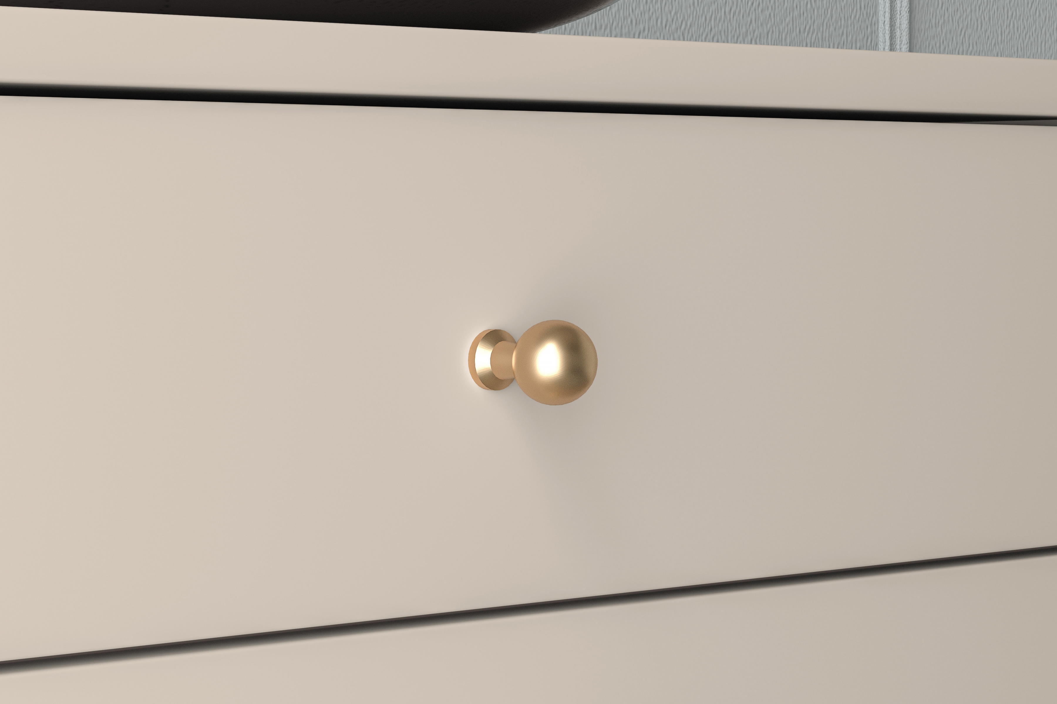 Komoda Jamuzi 55 cm - kašmír Komoda do předsíně z szuflada Jamuzi 13 - 55 cm - kašmír