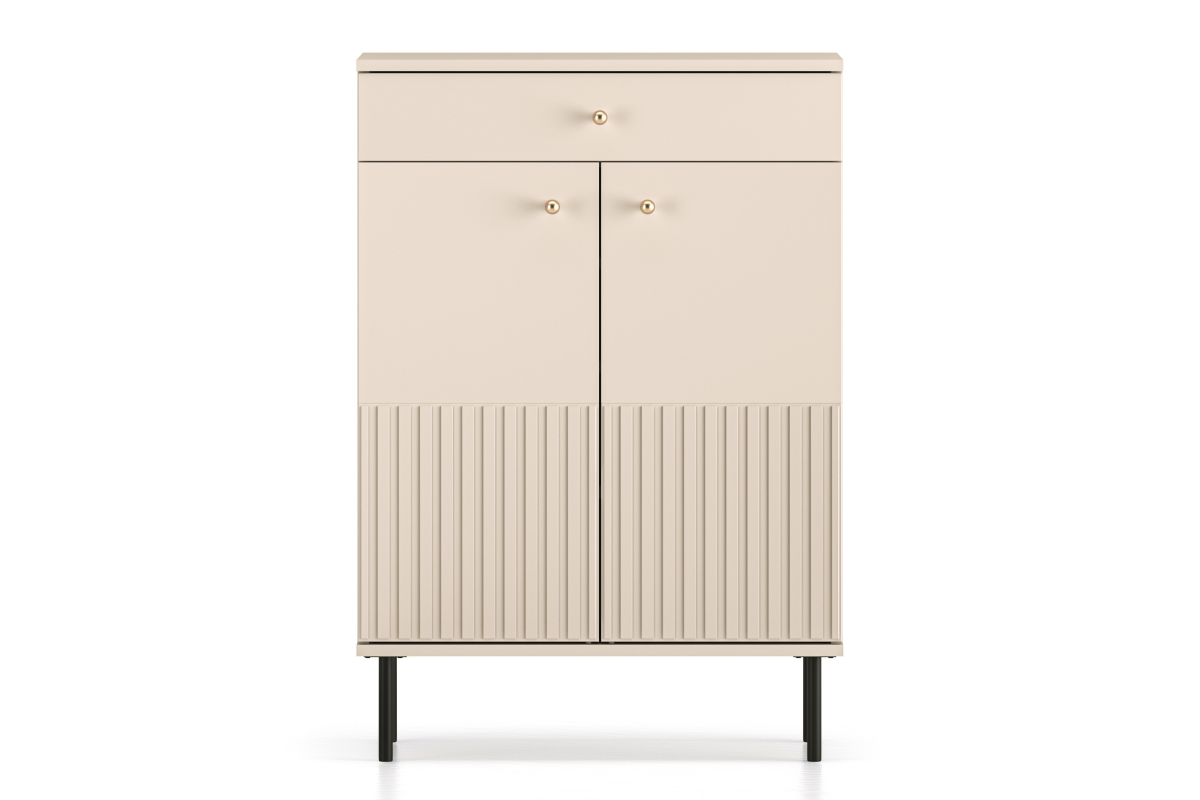 Komoda Jamuzi 68 cm - kašmír Komoda do předsíně z szuflada Jamuzi 14 - 68 cm - kašmír