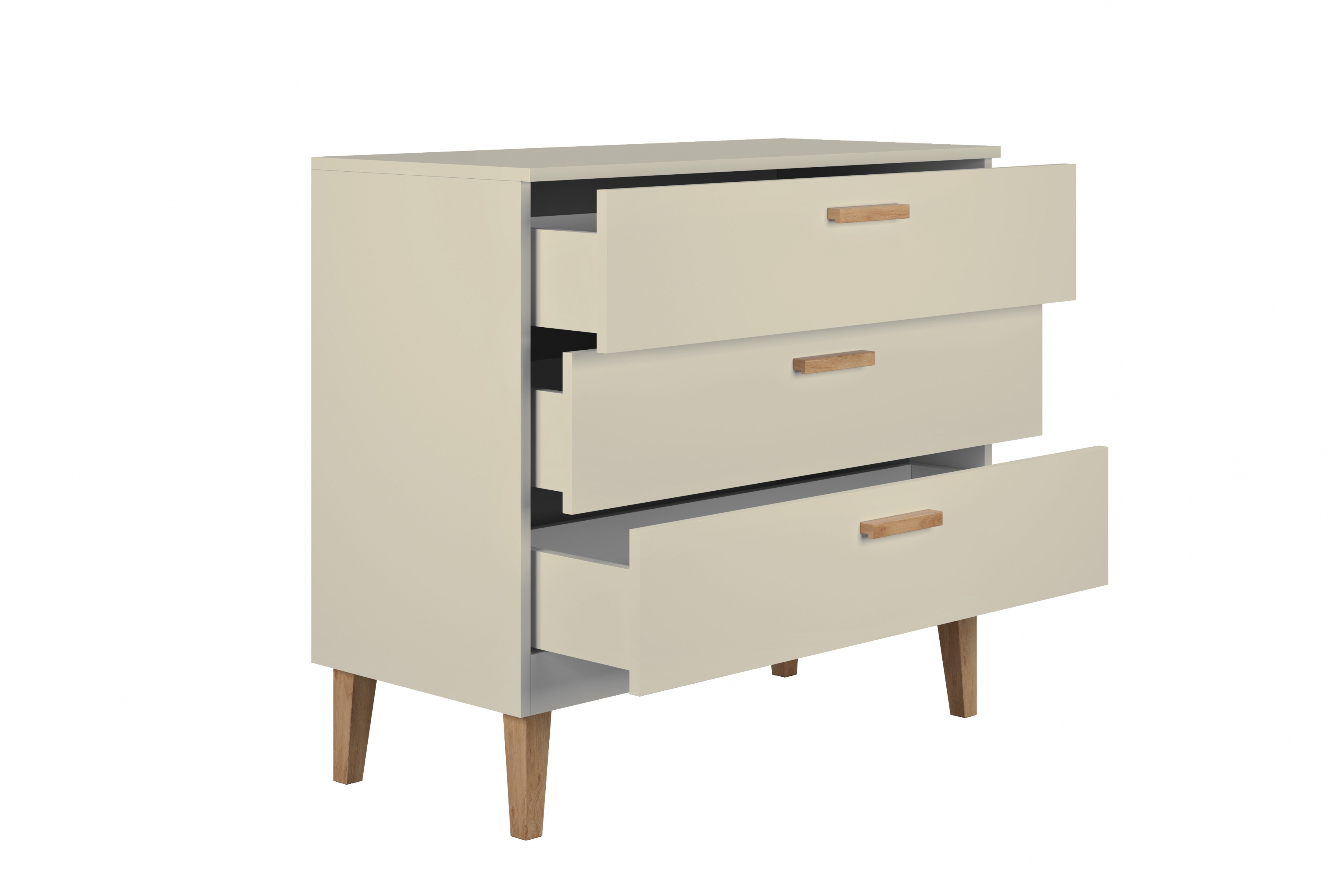 Dětská komoda Balio 100 cm - kašmírová Komoda dziecieca Balio 100 cm - kašmír