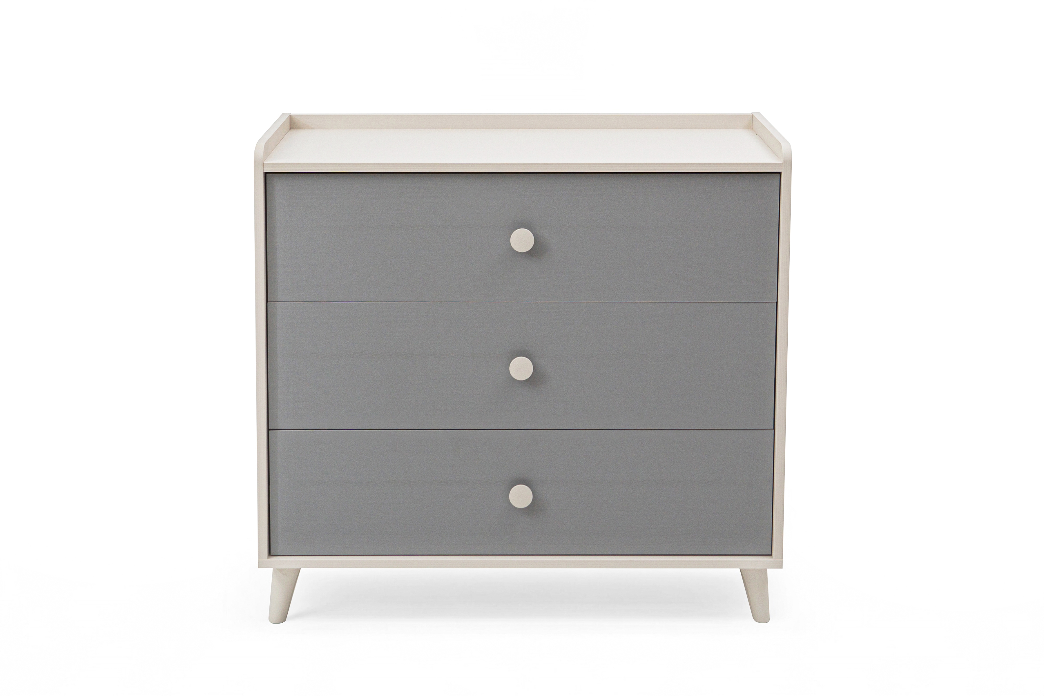 Dětská zásuvková komoda Marla 90 cm - pouštní písek / šedá pallad Komoda dziecieca Marla 90 cm se zásuvkami - piasek pustyni / šedá pallad