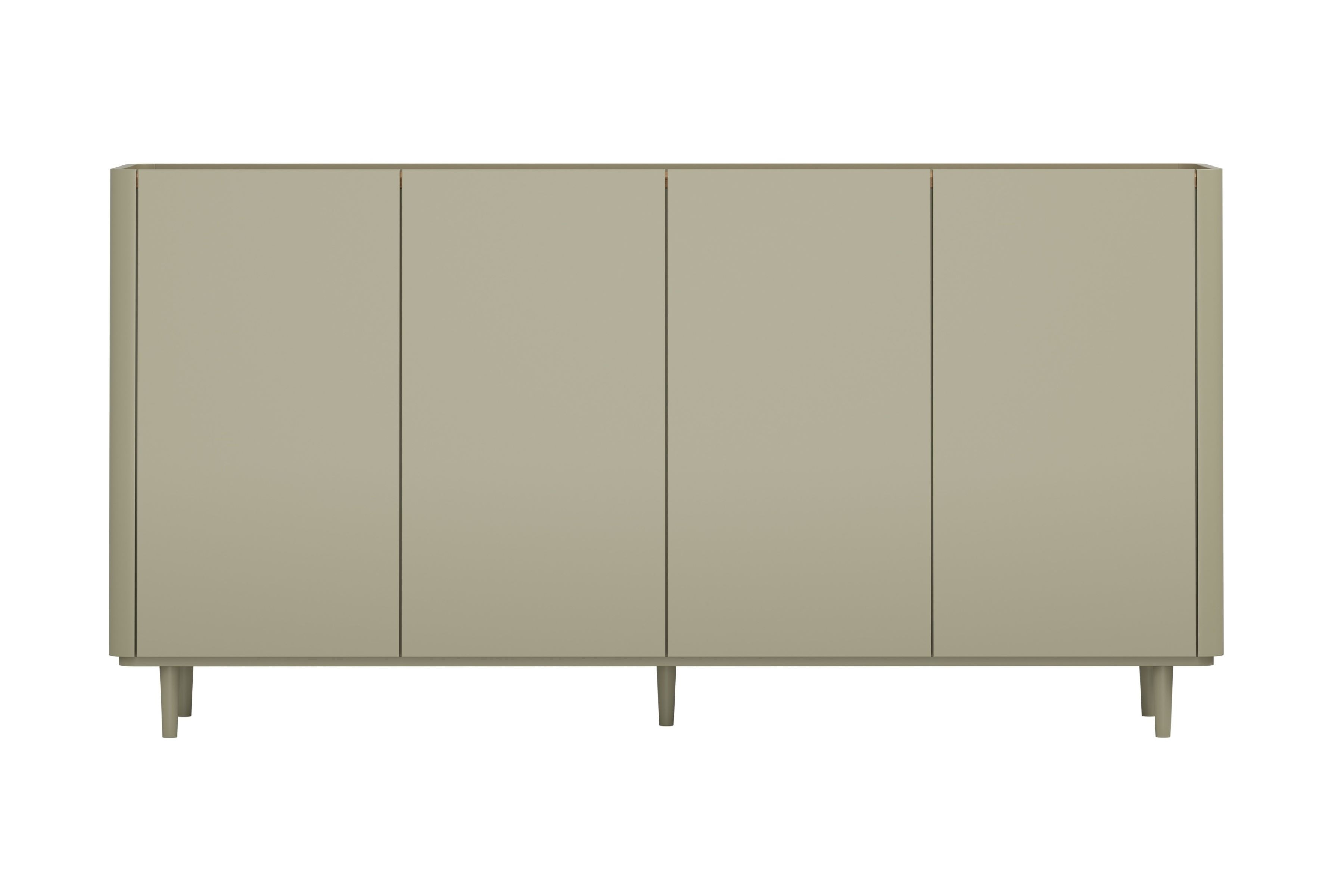 Komoda Elivo 200 cm na nožkách - eukalyptus / dub baltic dune Komoda Elivo 200 cm na nožkách - eukaliptus / dub baltic dune