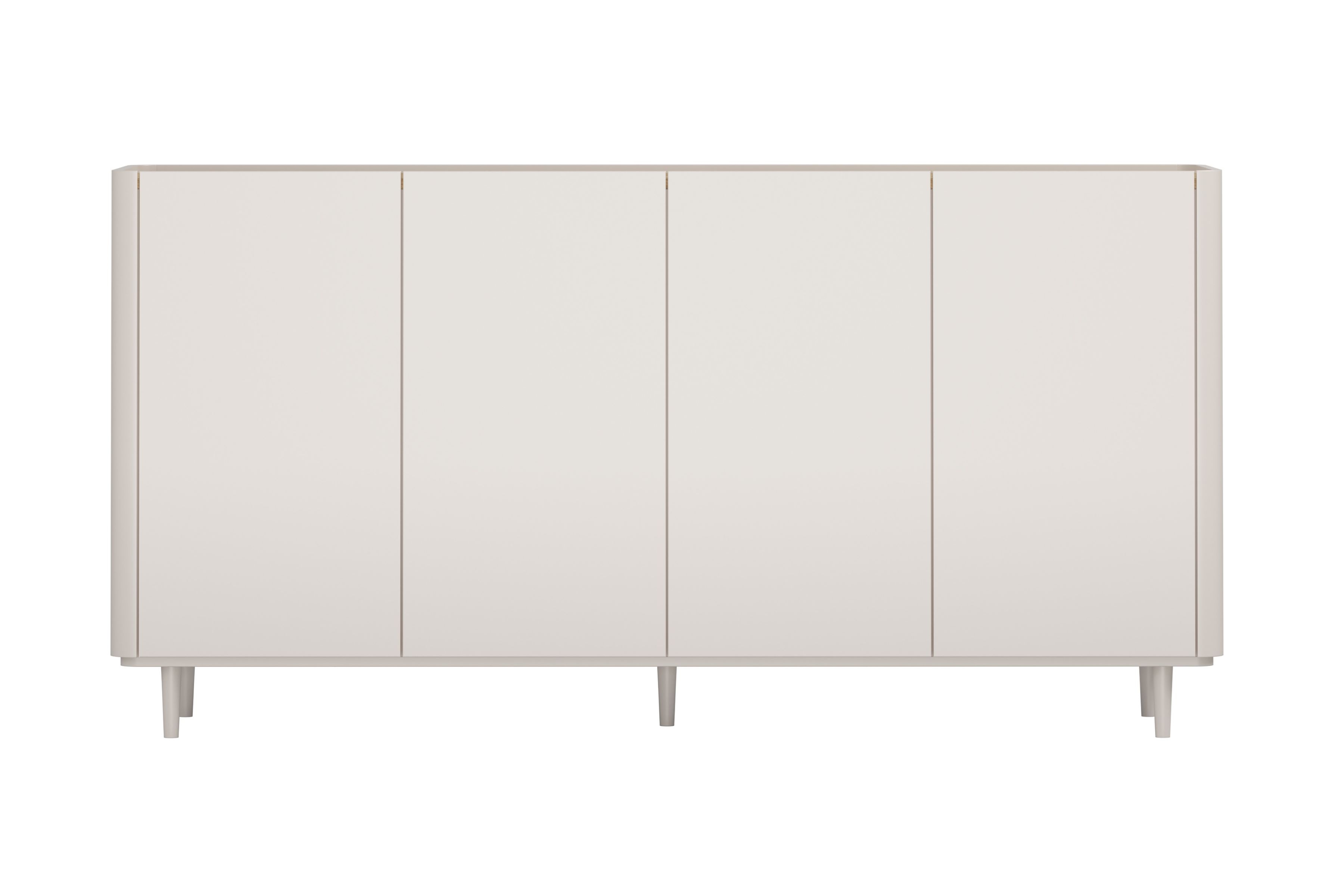 Komoda Elivo 200 cm na nožičkách - kašmírová / dub olejovaný Komoda Elivo 200 cm na nôžkach - kašmír / Dub olejowany