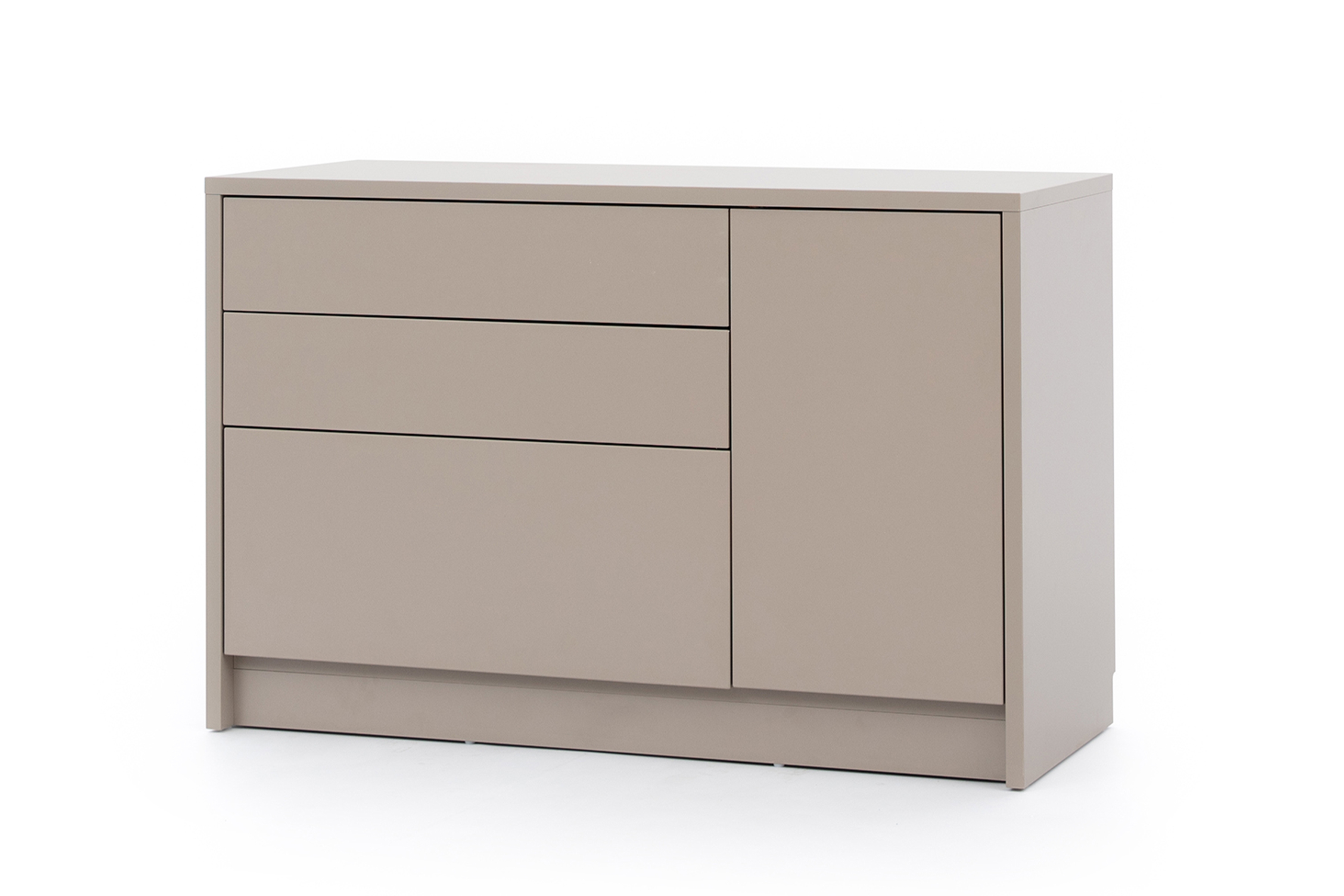 Komoda so zásuvkami Genius 1D3S - 120 cm - congo / kašmír Komoda Genius 1D3S so zásuvkami 120 cm - congo / kašmír