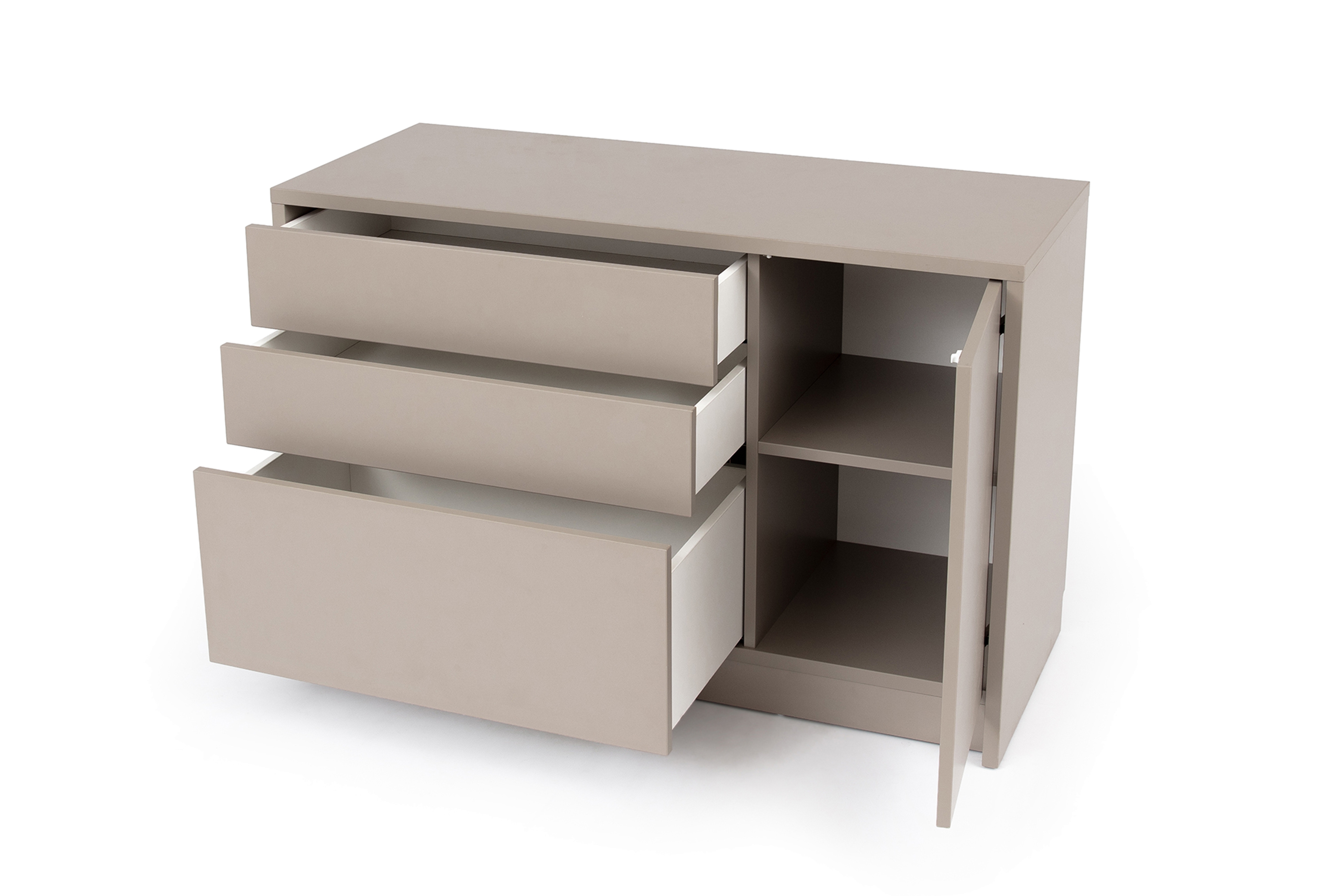 Komoda so zásuvkami Genius 1D3S - 120 cm - congo / kašmír Komoda Genius 1D3S so zásuvkami 120 cm - congo / kašmír