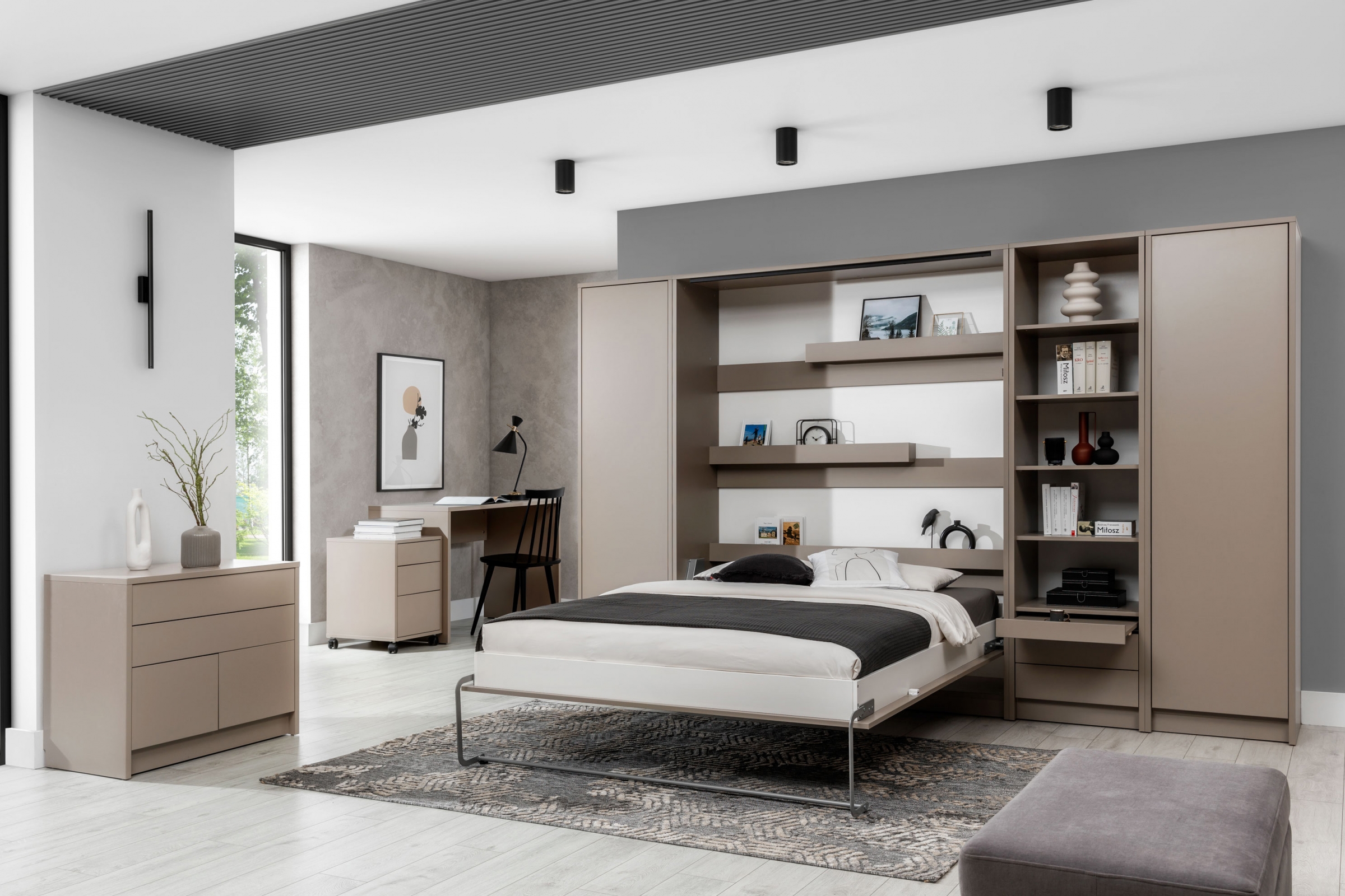 Komoda Genius 2D2S se zásuvkami 90 cm - congo / kašmír Komoda Genius 2D2S s zásuvkami 90 cm - congo / kašmír