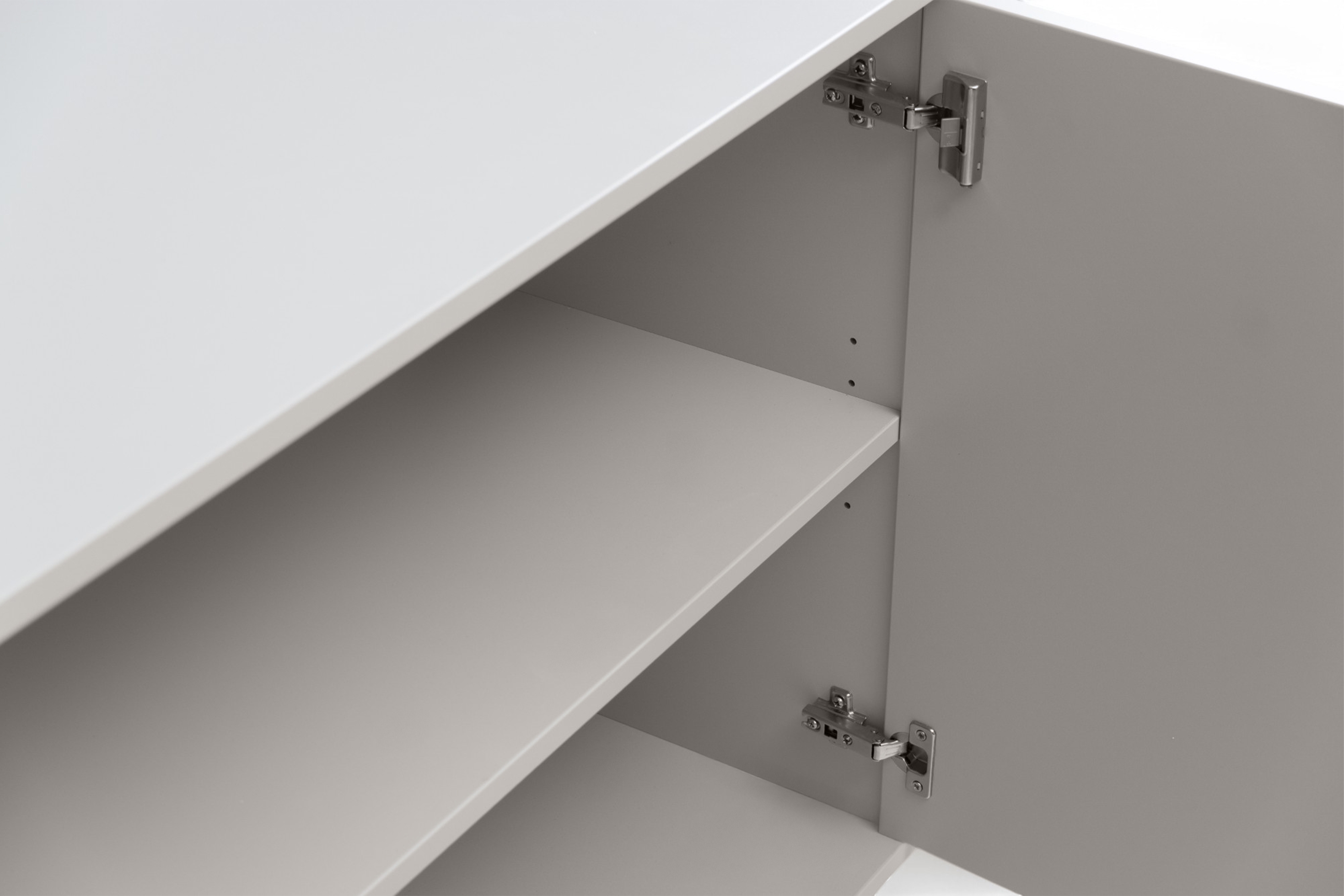 Komoda Nubo 150 cm - kašmírová / zlaté nožky Komoda Gotimo 150 cm se zásuvkami - kašmír / zlote Nohy