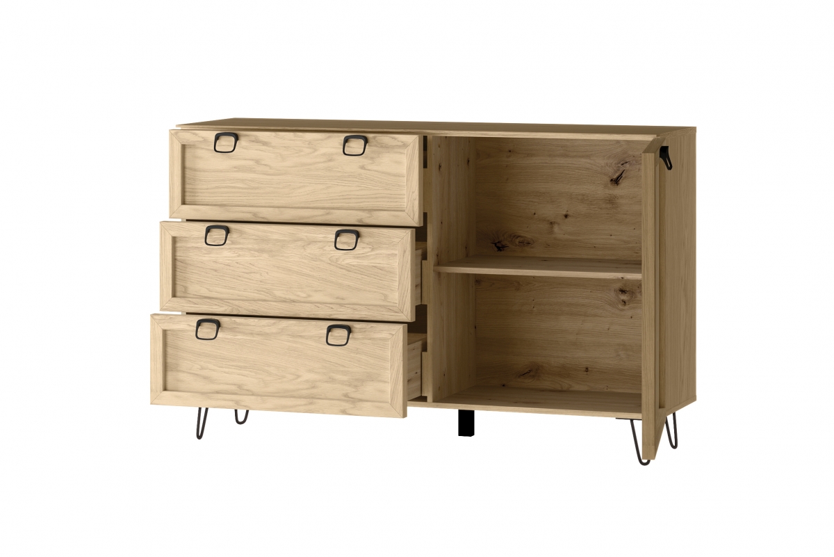 Komoda Limbo 45 se zásuvkami 140 cm - dub artisan Komoda Limbo 45 s zásuvkami 140 cm - dub artisan