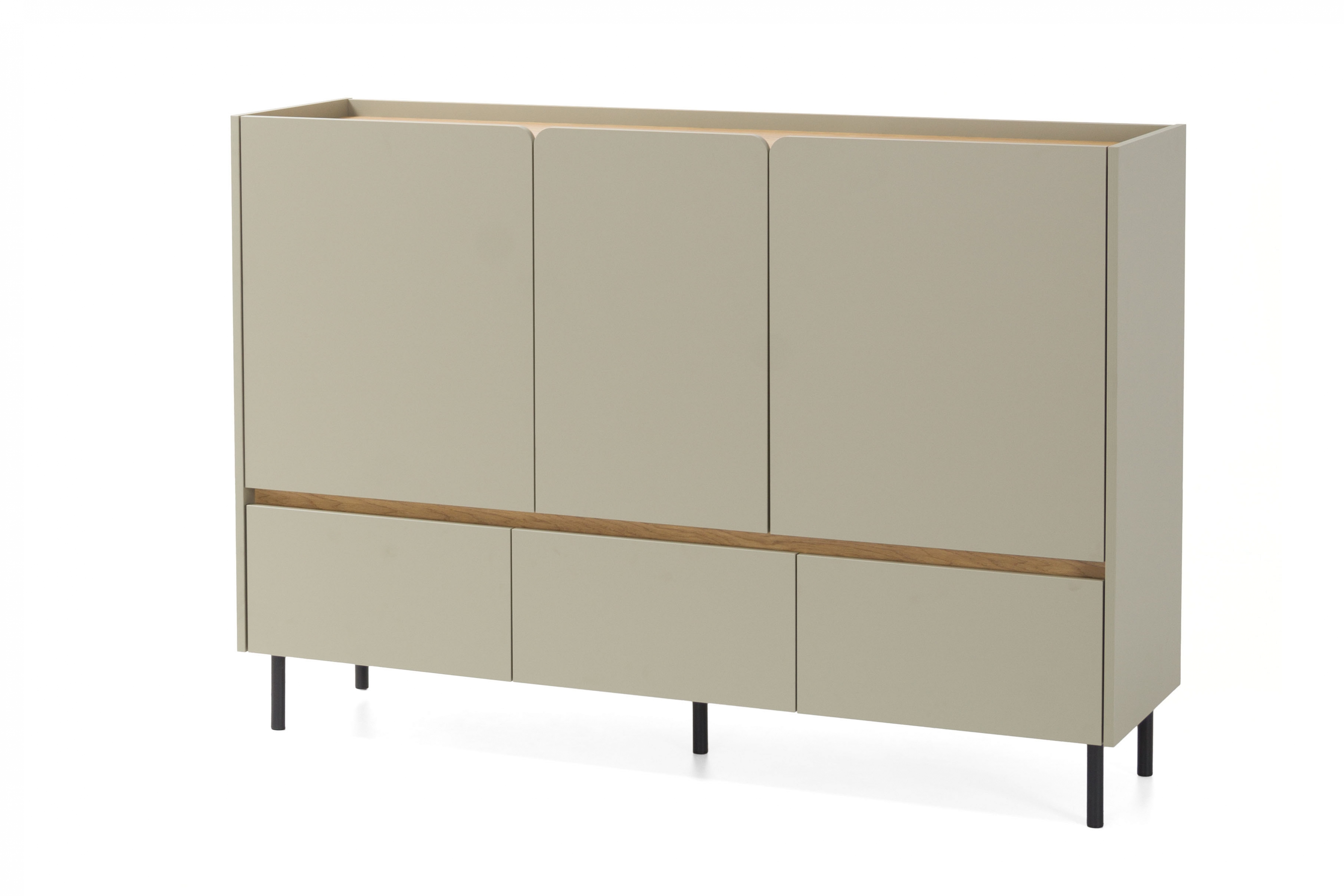 Komoda Luca 150 cm se zásuvkami - eukaliptus / dub baltic dune Komoda Luca 7 se zásuvkami 150 cm - eukaliptus / dub baltic dune