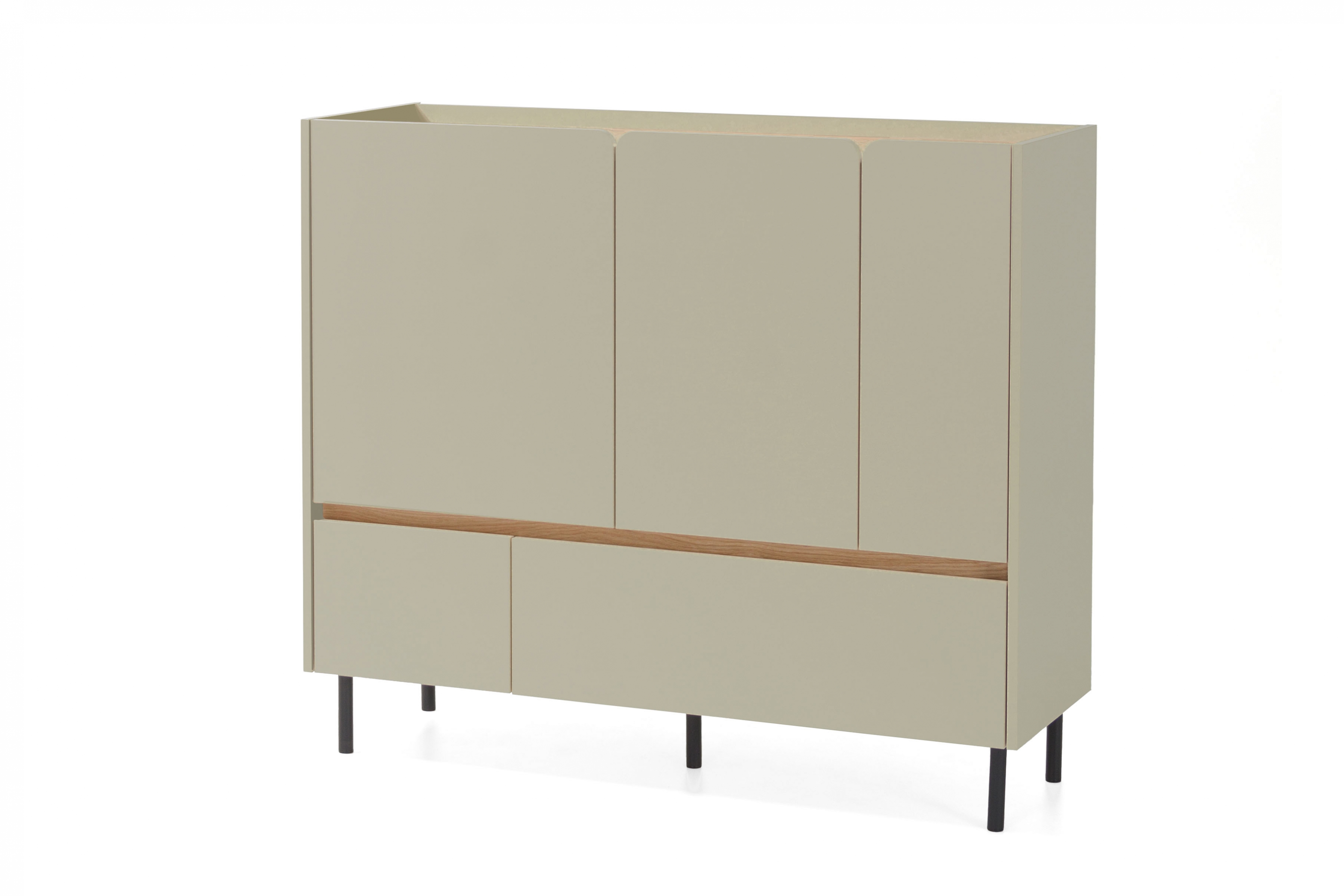 Komoda Luca 120 cm se zásuvkami - eukaliptus / dub baltic dune Komoda Luca 8 se zásuvkami 120 cm - eukaliptus / dub baltic dune
