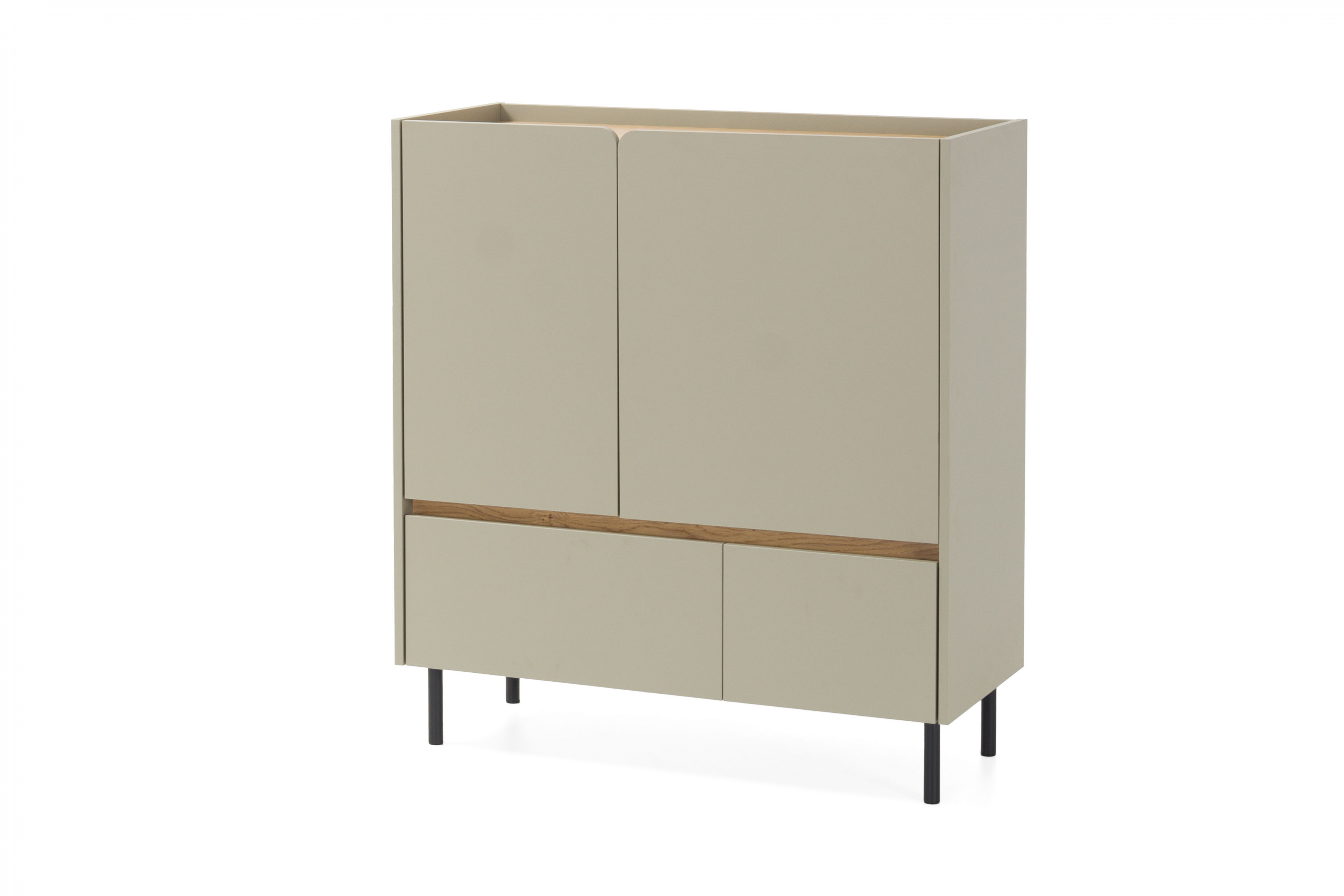 Komoda Luca 95 cm se zásuvkami - eukaliptus / dub baltic dune Komoda Luca 9 se zásuvkami 95 cm - eukaliptus / dub baltic dune
