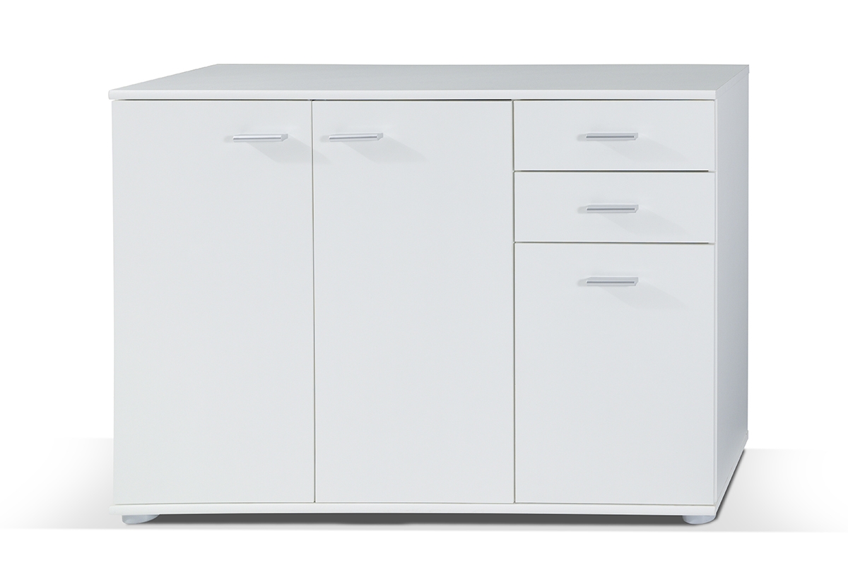 Komoda Luck I 106 cm - bílá Komoda Luck