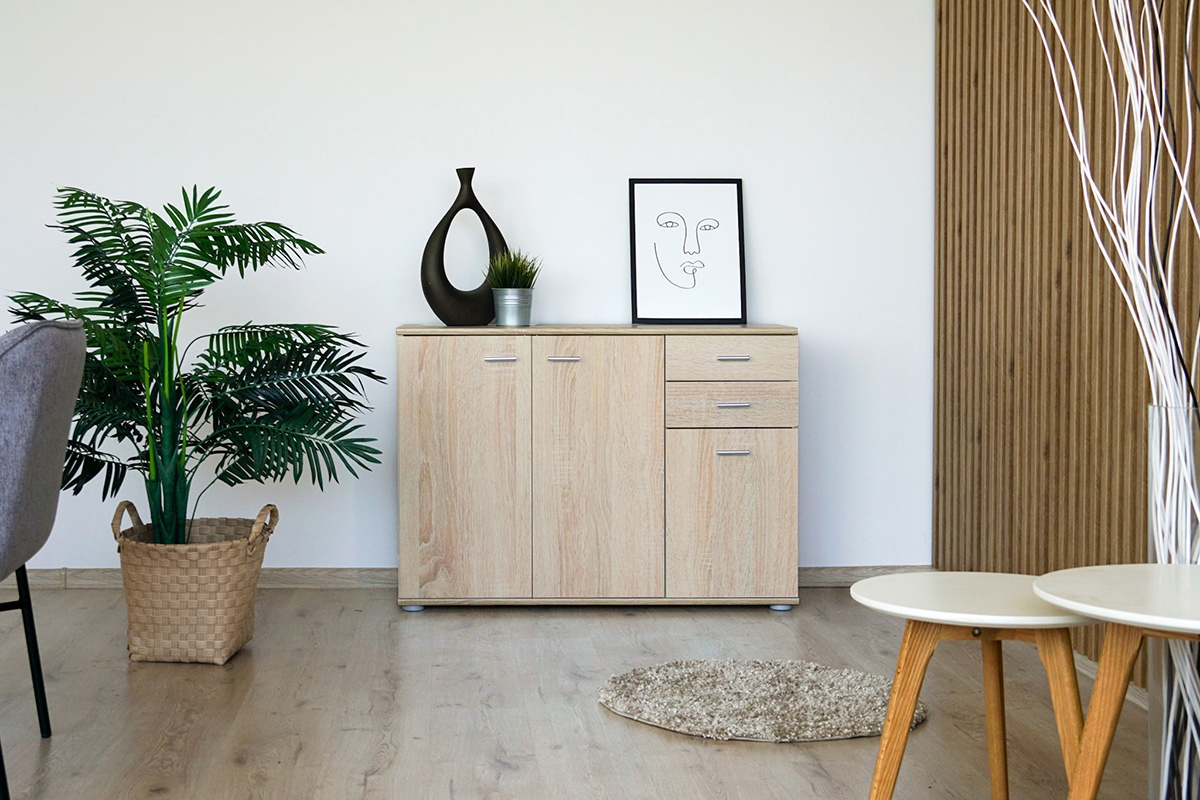 Komoda Luck I 106 cm - dub sonoma Komoda Dub sonoma